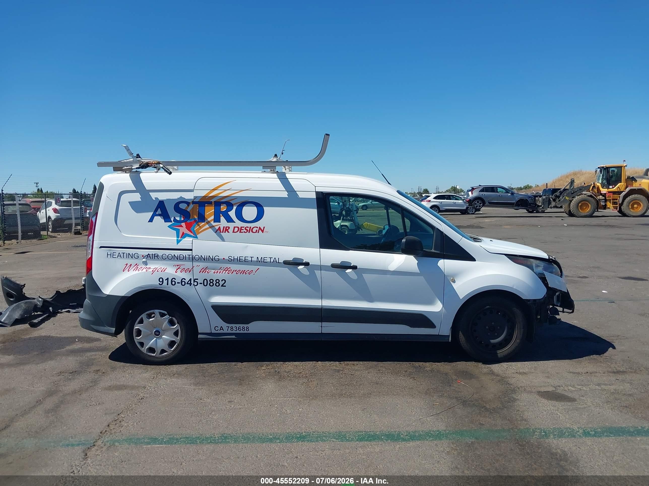 2015 Ford Transit Connect Xl White vin: NM0LS7E71F1228708