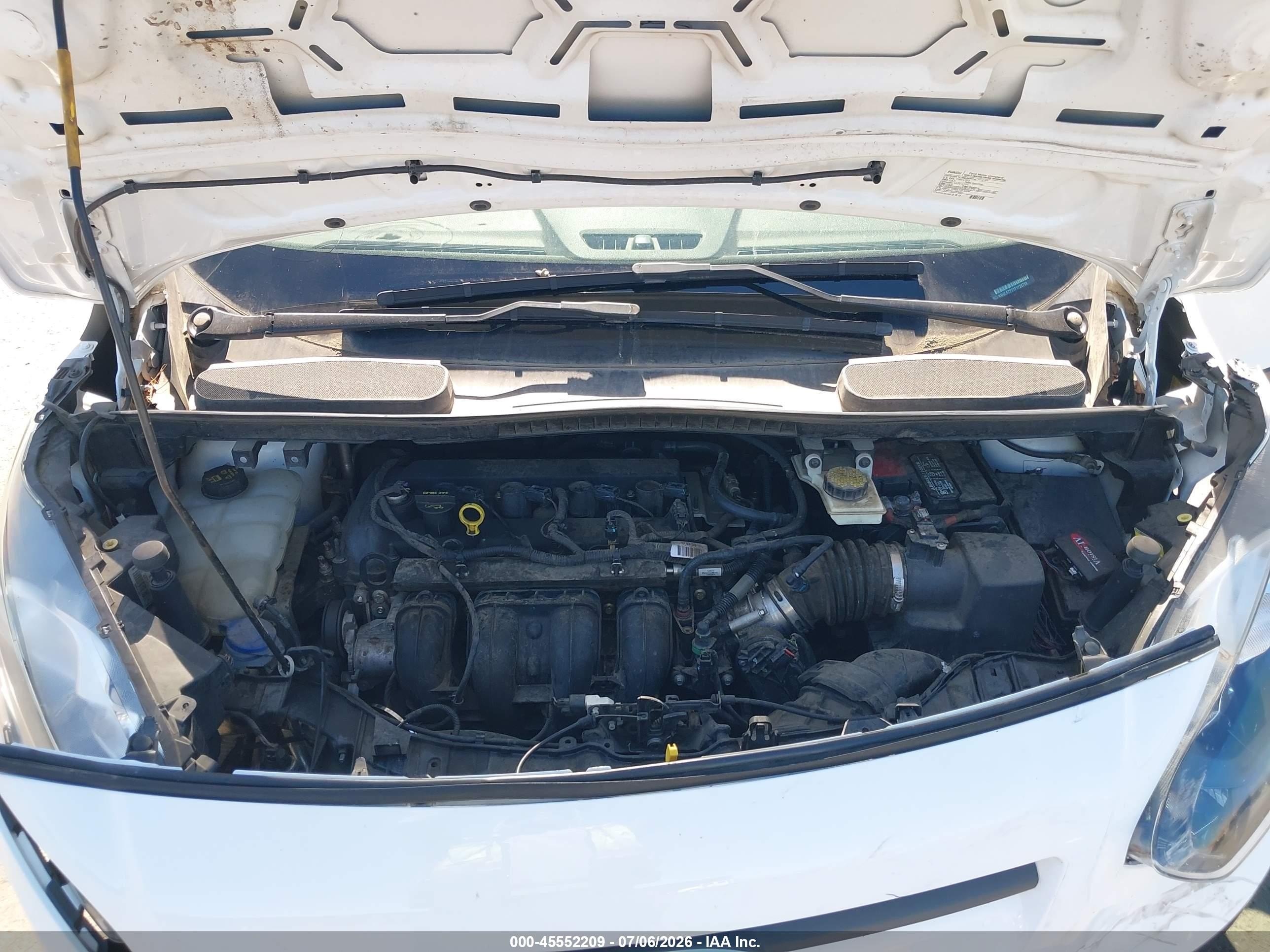 2015 Ford Transit Connect Xl White vin: NM0LS7E71F1228708