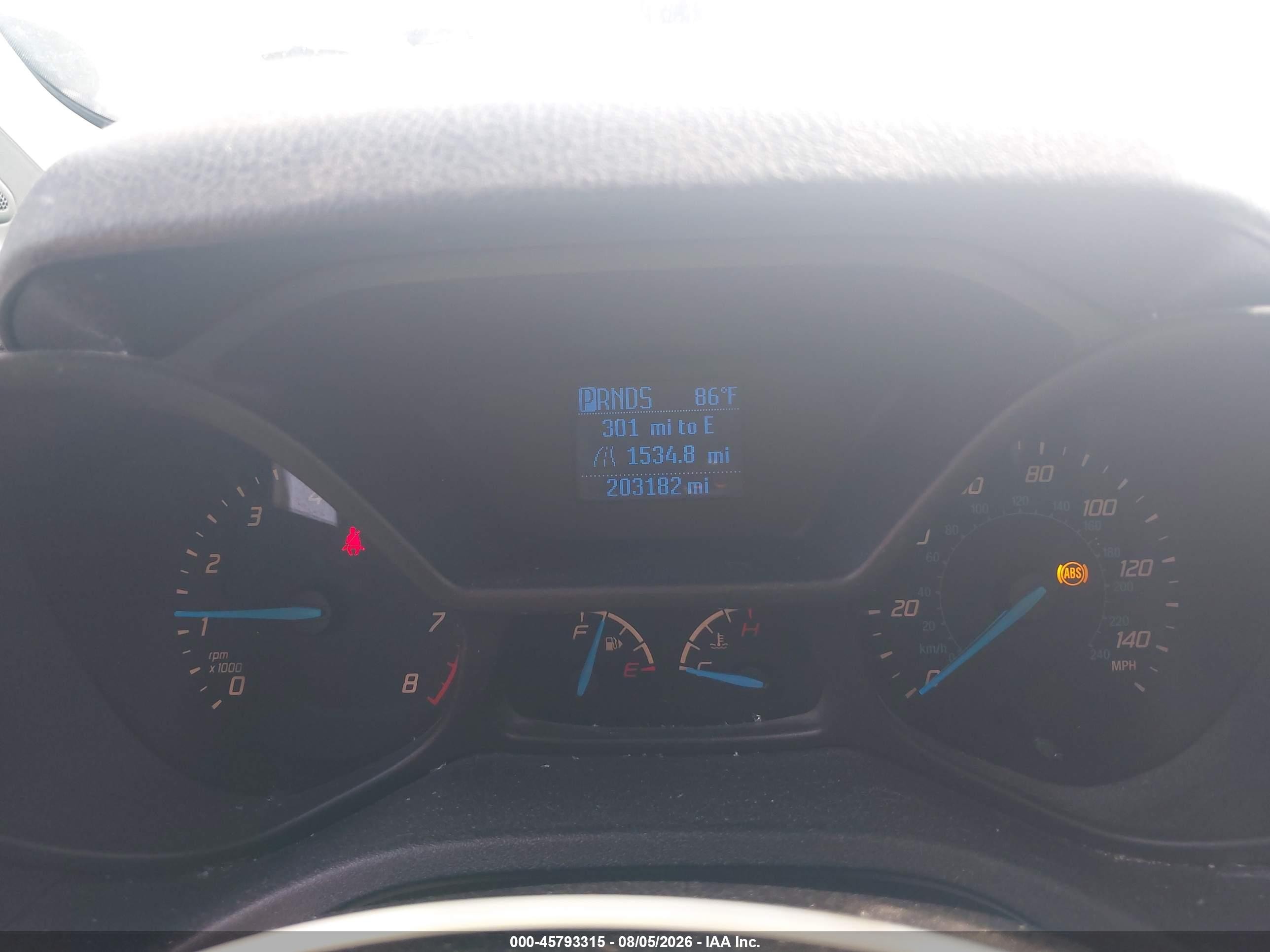 2015 Ford Transit Connect Xl White vin: NM0LS7E72F1189143