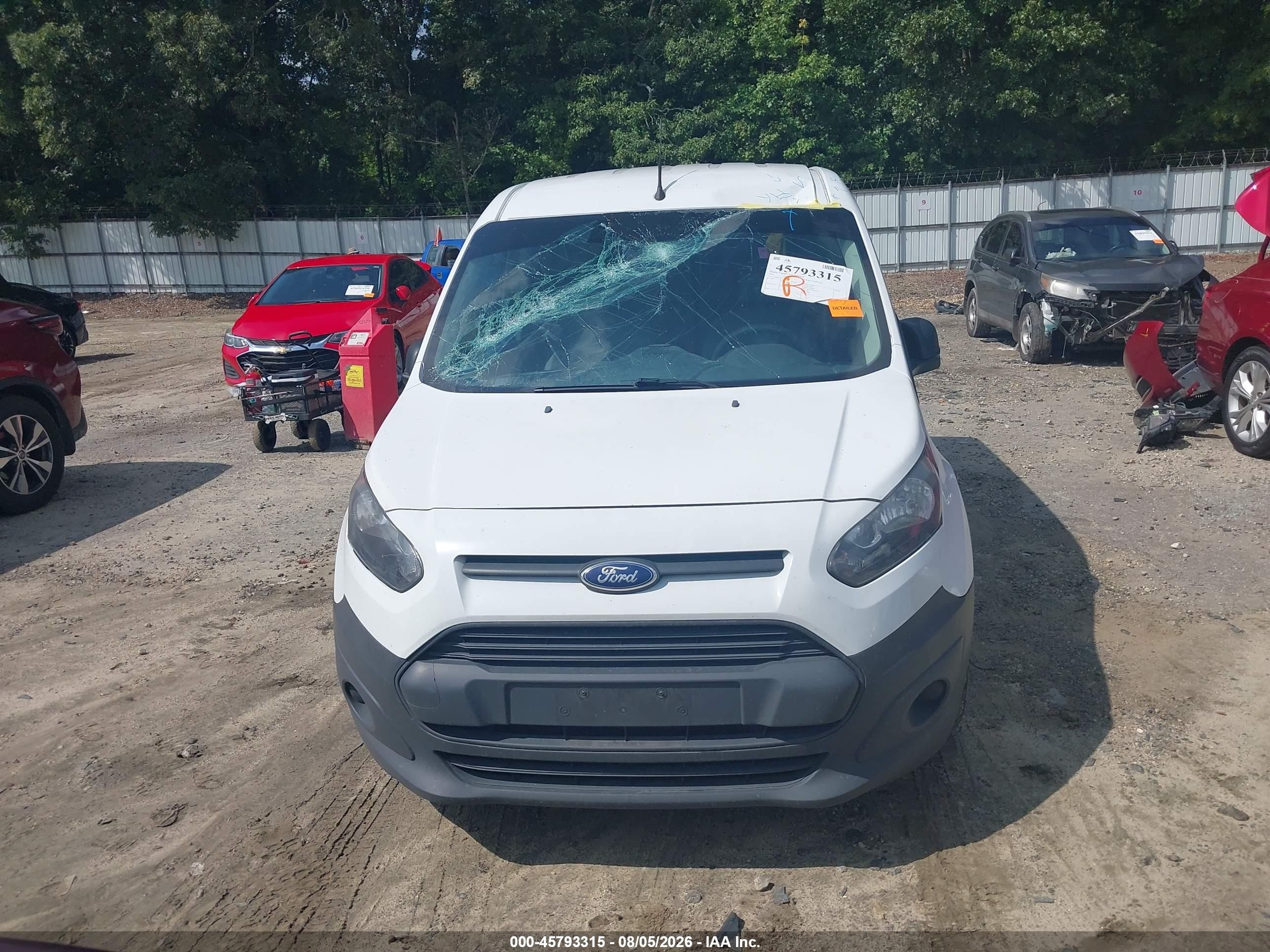 2015 Ford Transit Connect Xl White vin: NM0LS7E72F1189143