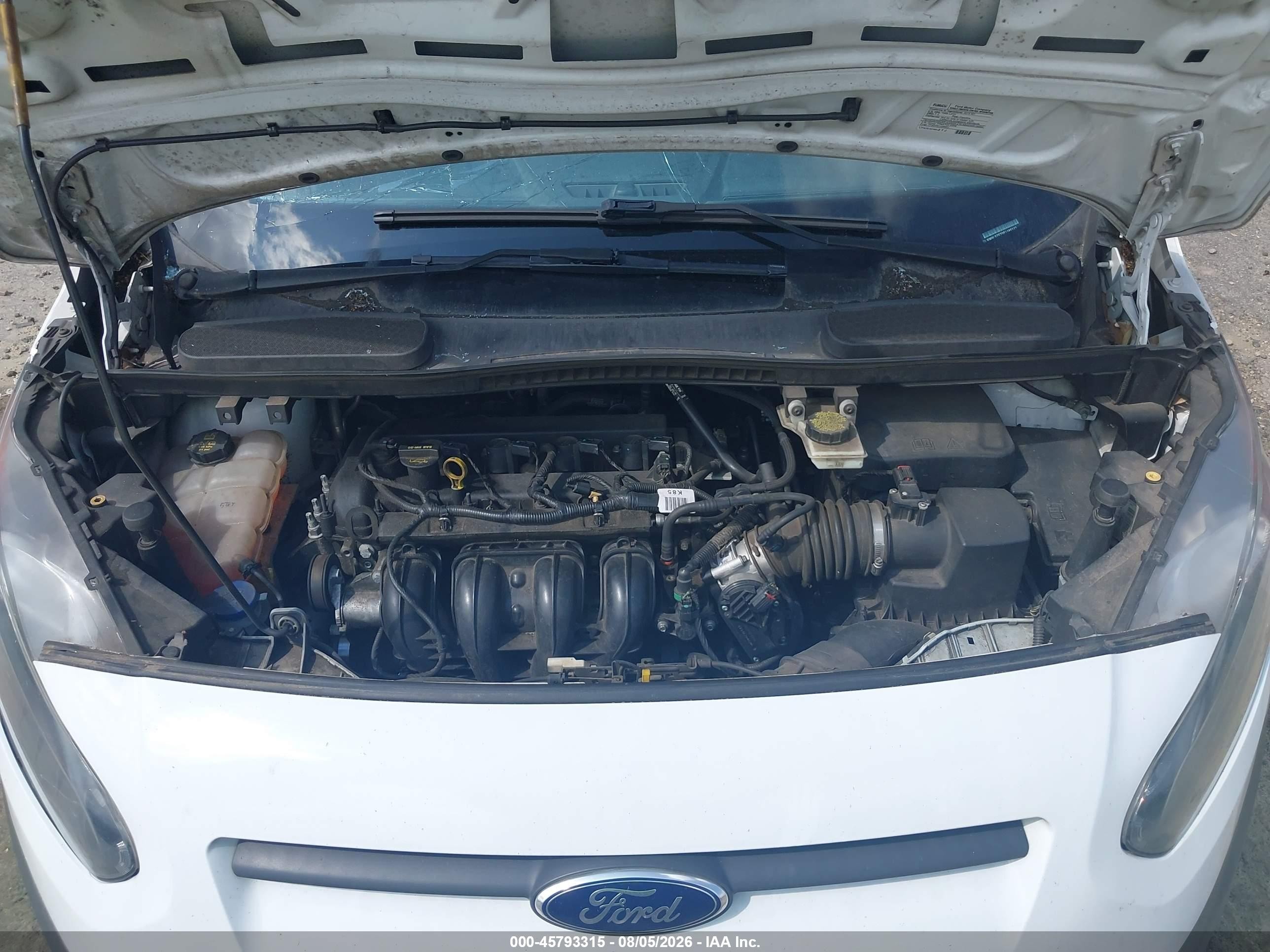2015 Ford Transit Connect Xl White vin: NM0LS7E72F1189143