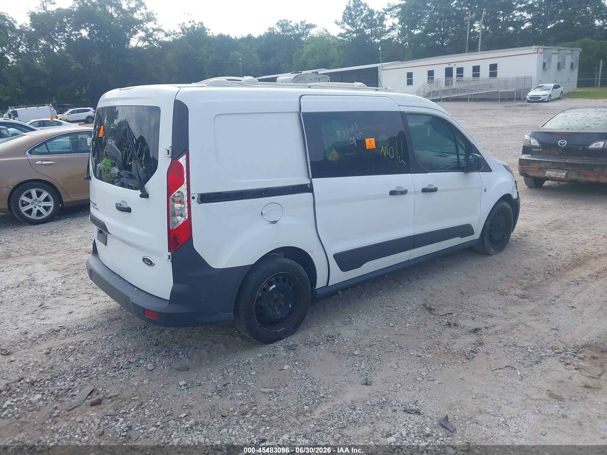 2015 Ford Transit Connect Xl White vin: NM0LS7E72F1190230