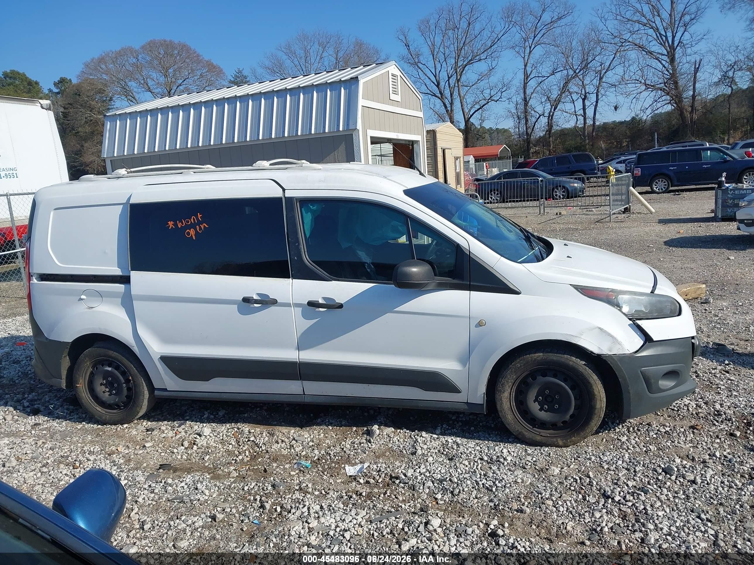2015 Ford Transit Connect Xl White vin: NM0LS7E72F1190230