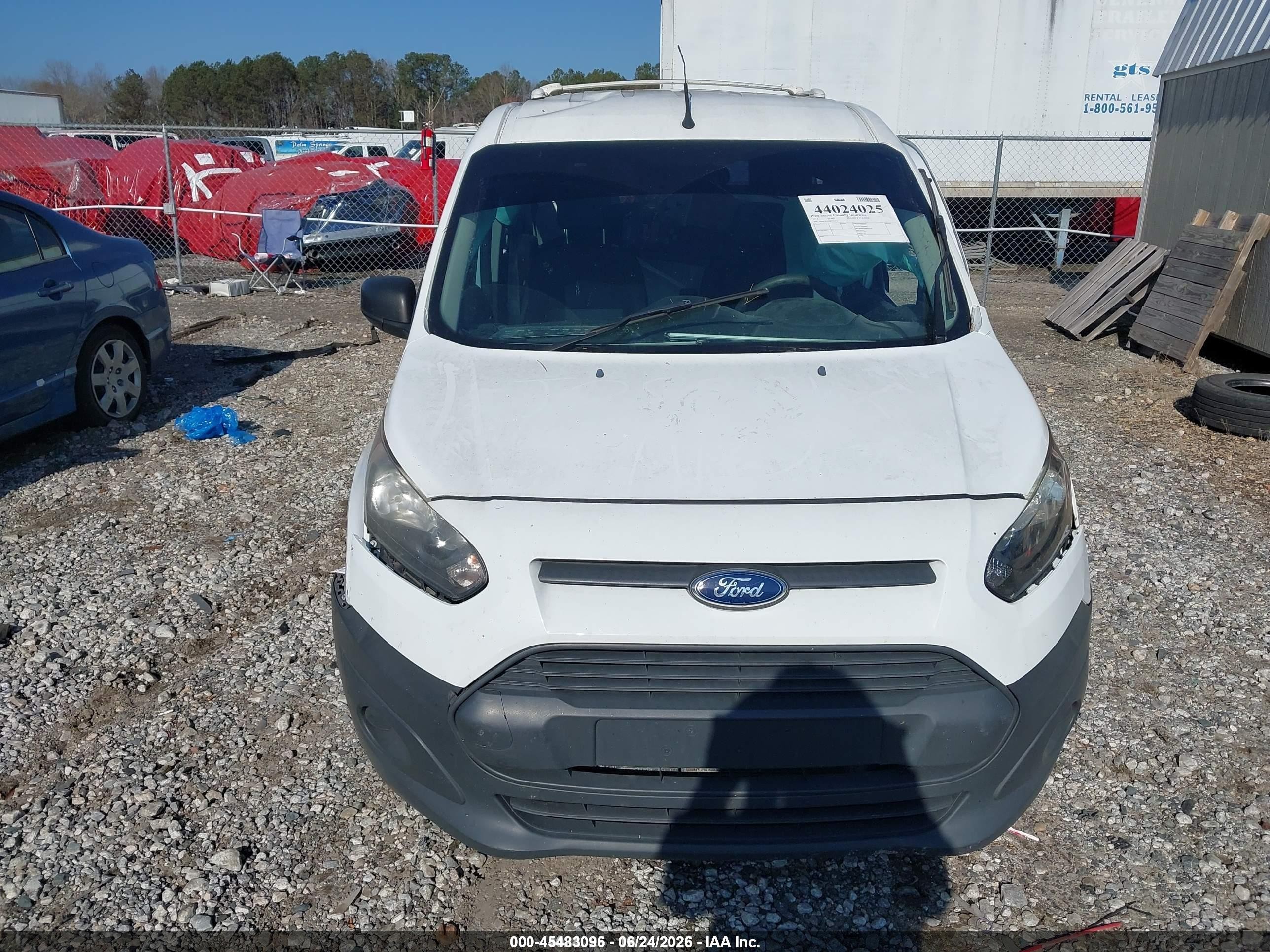2015 Ford Transit Connect Xl White vin: NM0LS7E72F1190230
