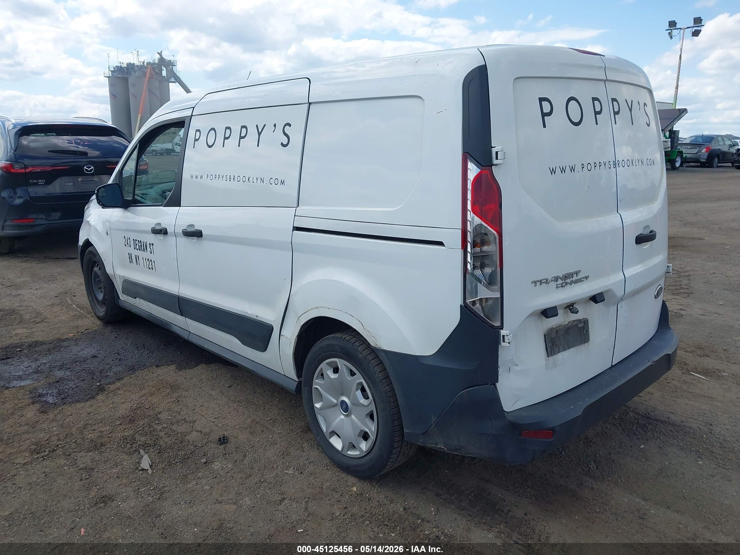 2015 Ford Transit Connect Xl White vin: NM0LS7E72F1212081