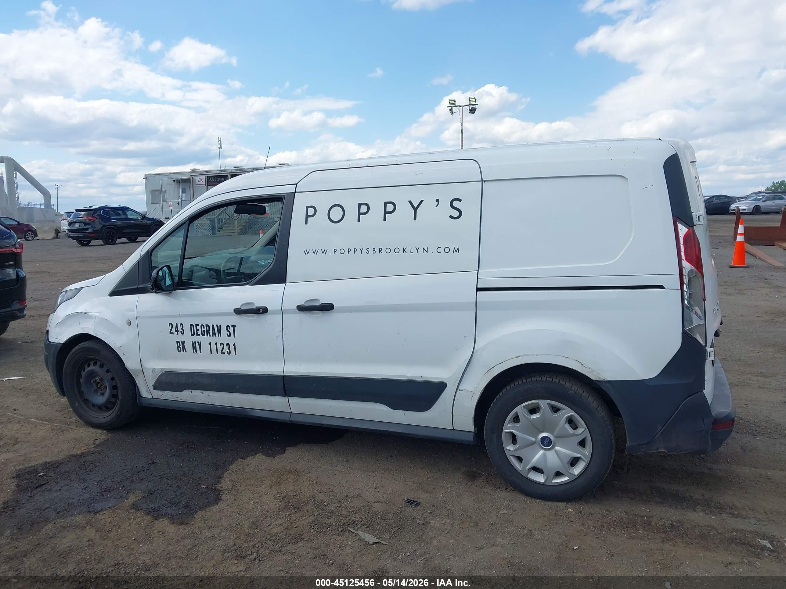 2015 Ford Transit Connect Xl White vin: NM0LS7E72F1212081