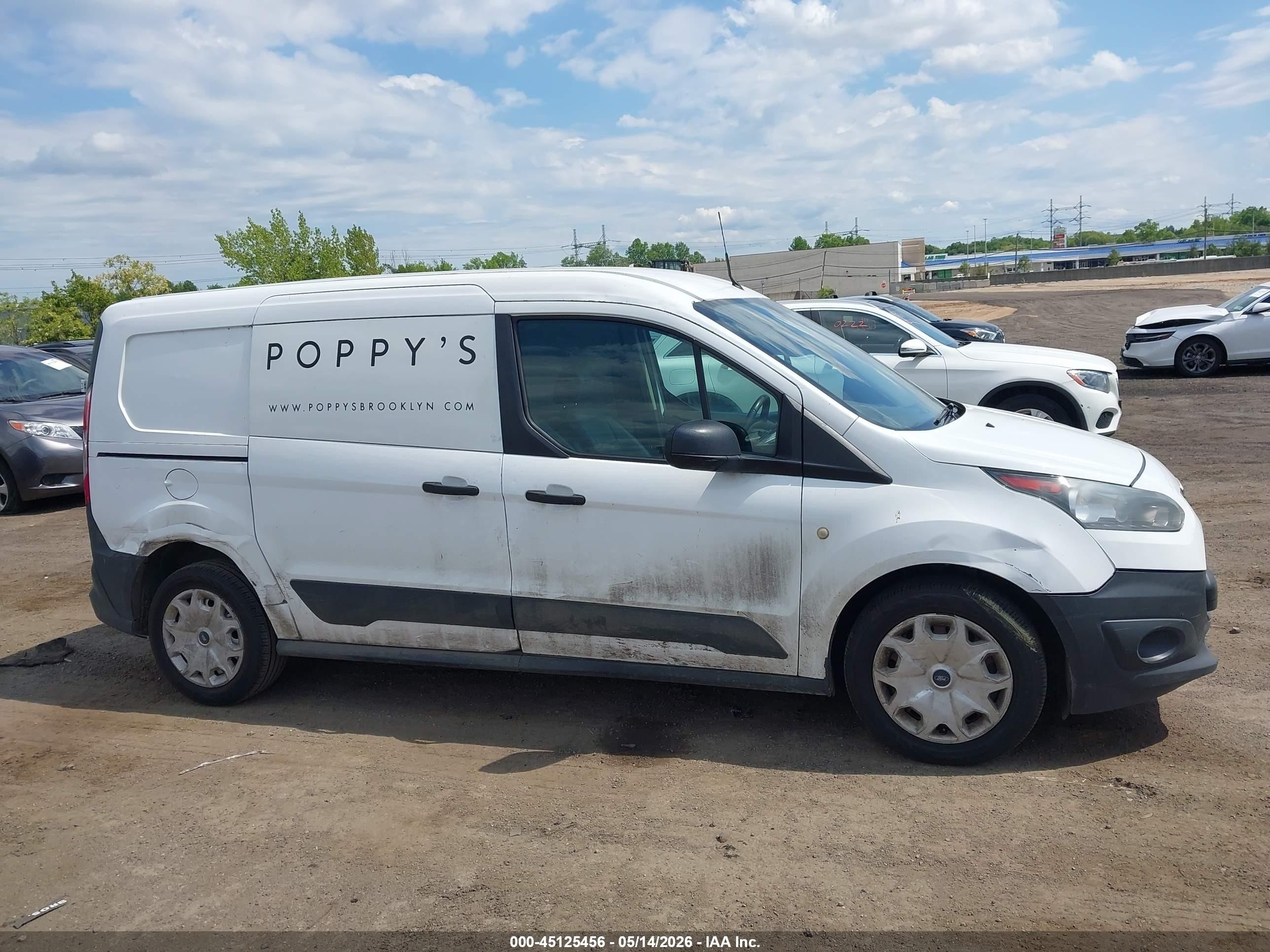 2015 Ford Transit Connect Xl White vin: NM0LS7E72F1212081