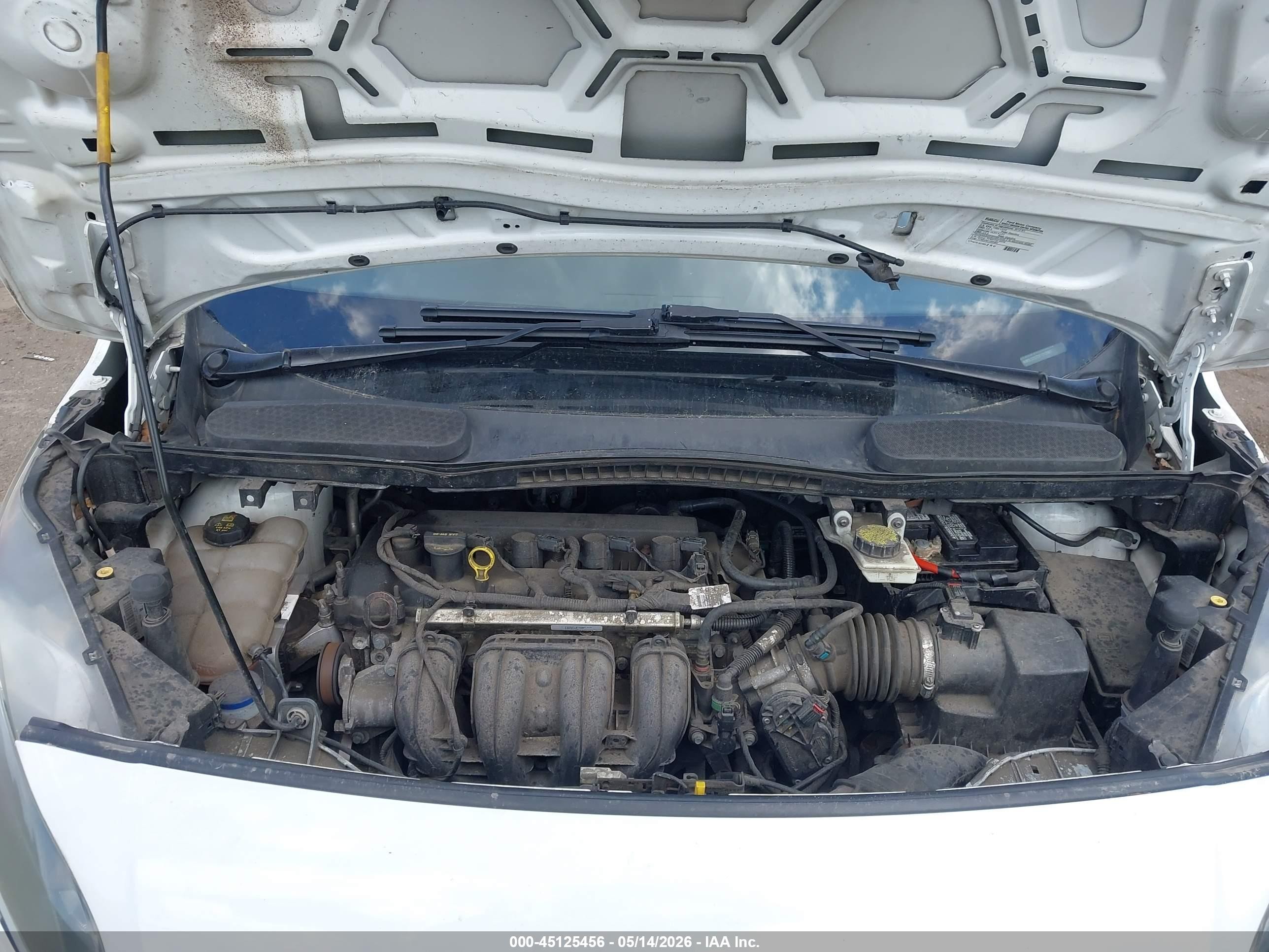 2015 Ford Transit Connect Xl White vin: NM0LS7E72F1212081