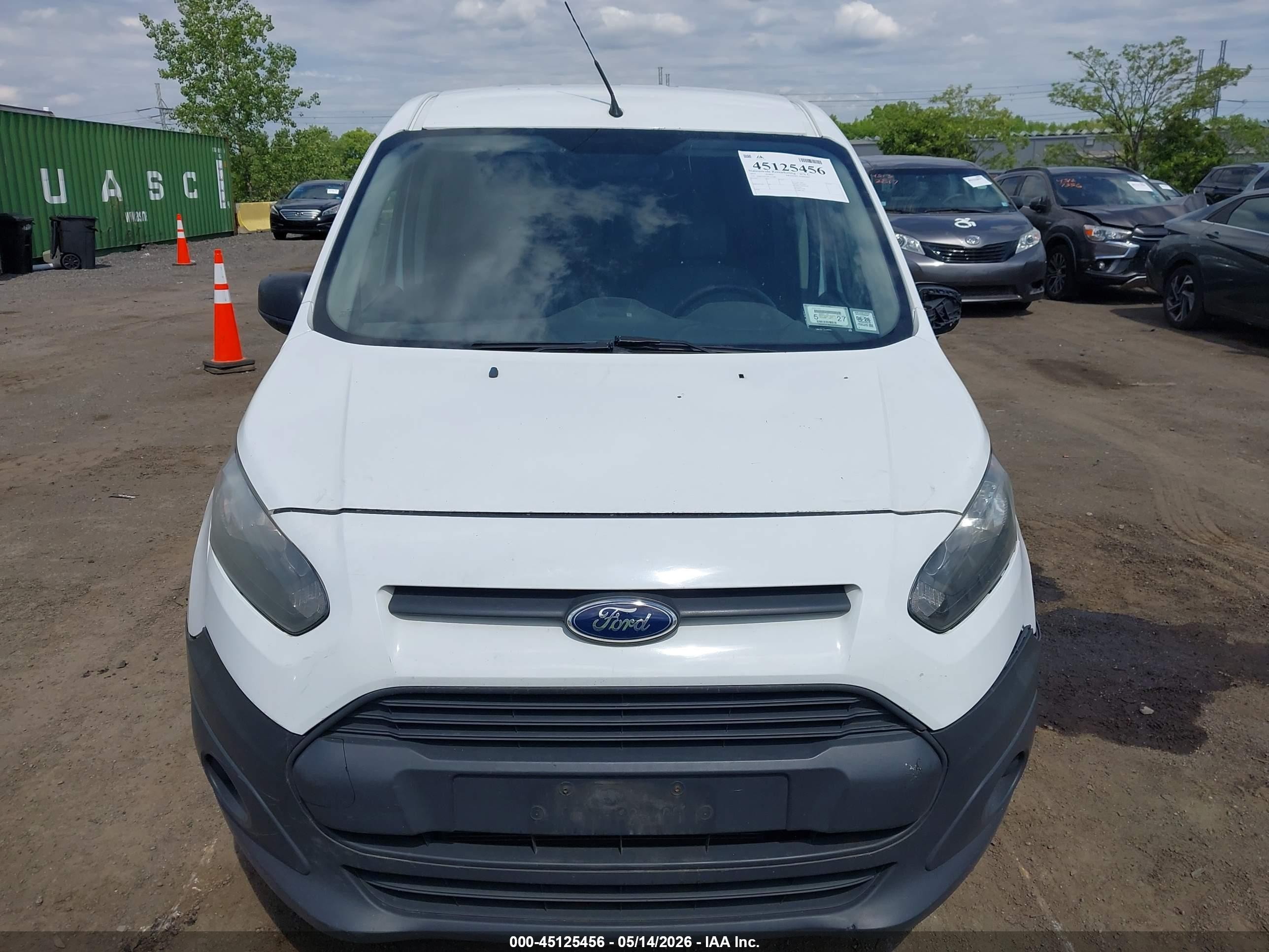 2015 Ford Transit Connect Xl White vin: NM0LS7E72F1212081