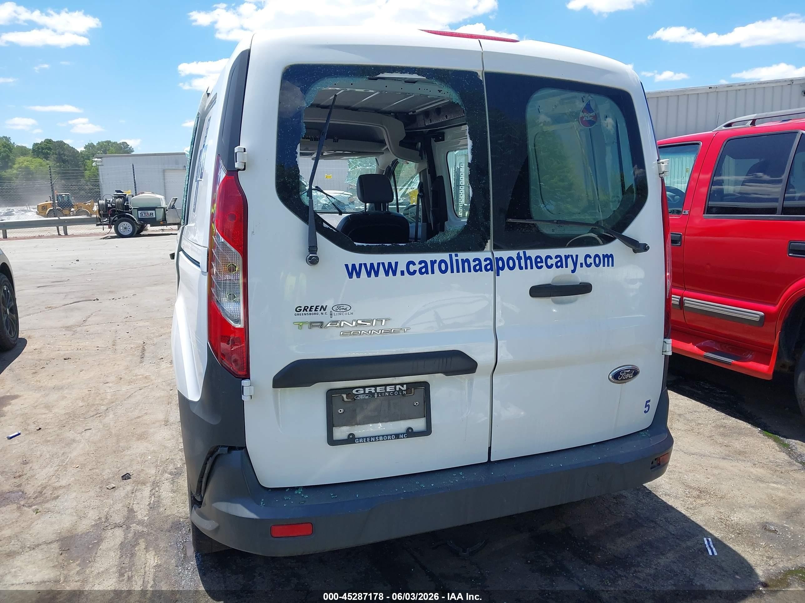 2015 Ford Transit Connect Xl White vin: NM0LS7E72F1219404