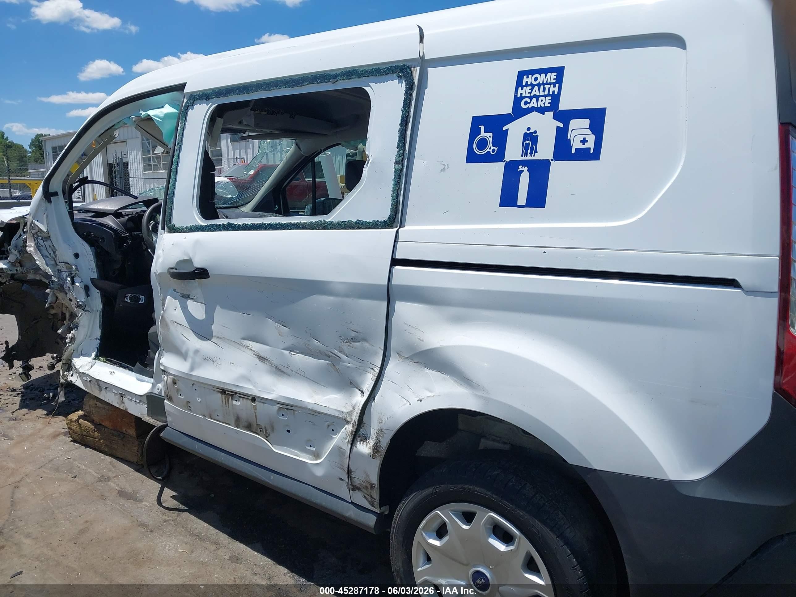 2015 Ford Transit Connect Xl White vin: NM0LS7E72F1219404