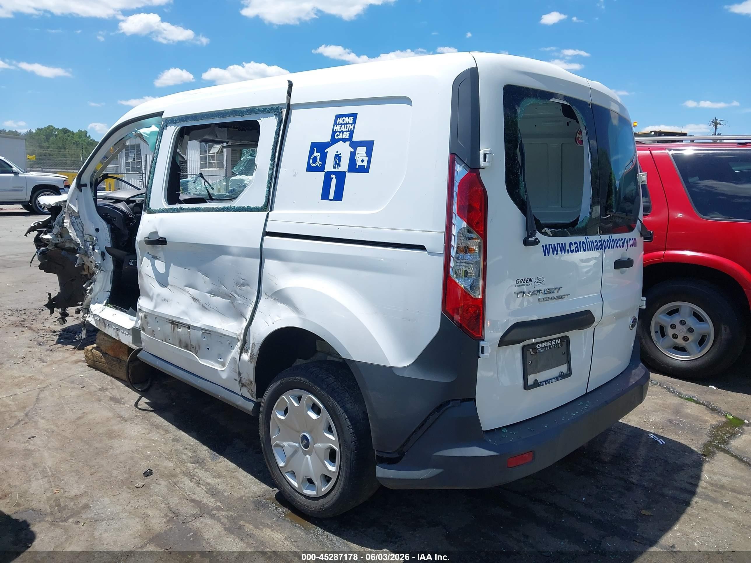 2015 Ford Transit Connect Xl White vin: NM0LS7E72F1219404