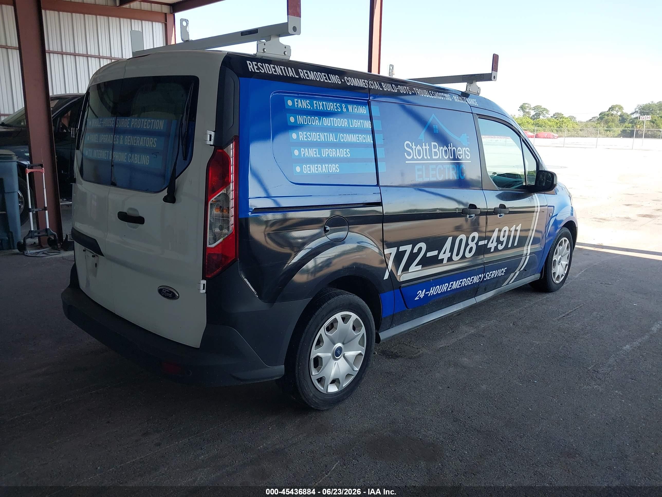 2015 Ford Transit Connect Xl White vin: NM0LS7E72F1219502