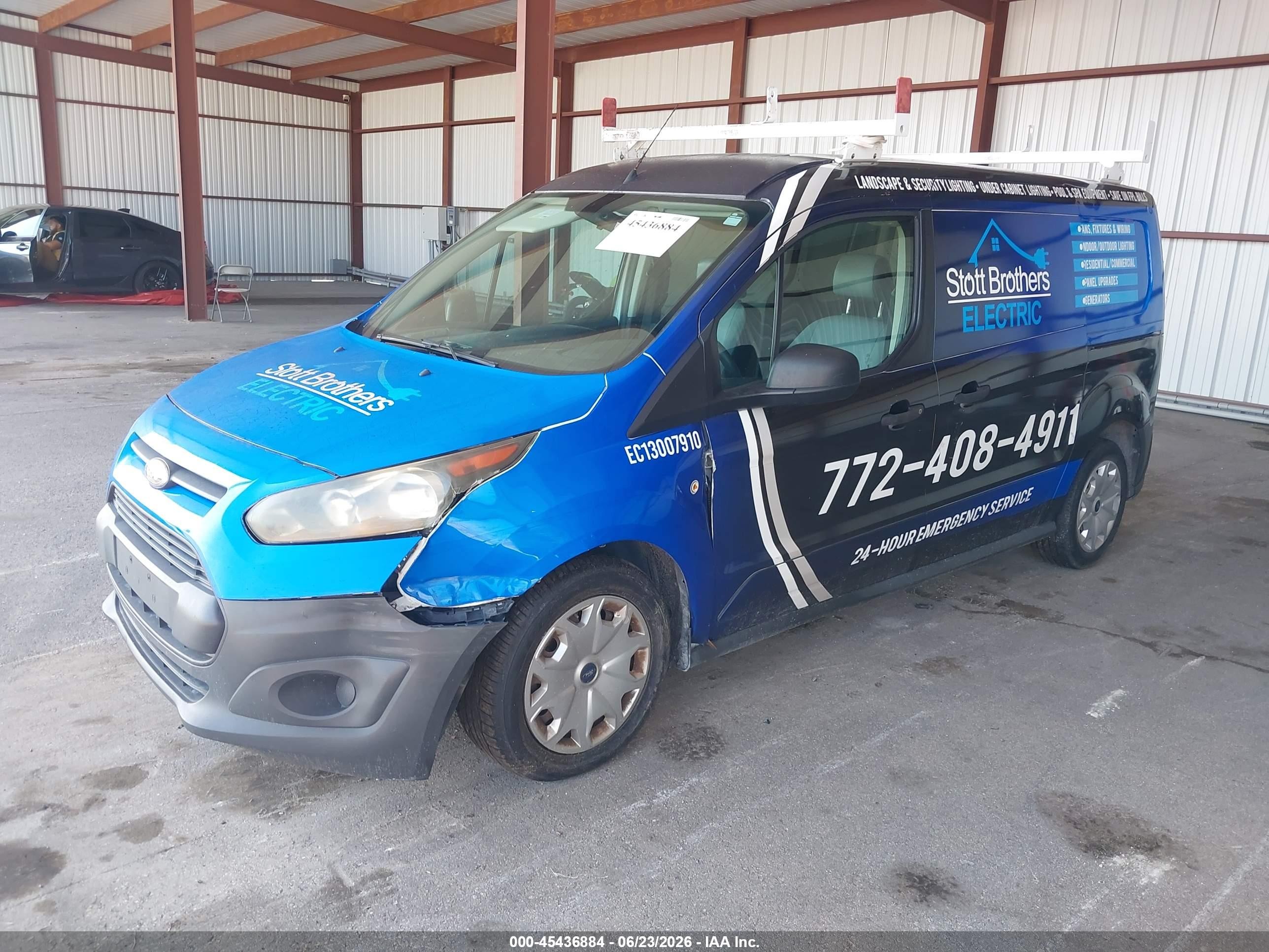 2015 Ford Transit Connect Xl White vin: NM0LS7E72F1219502