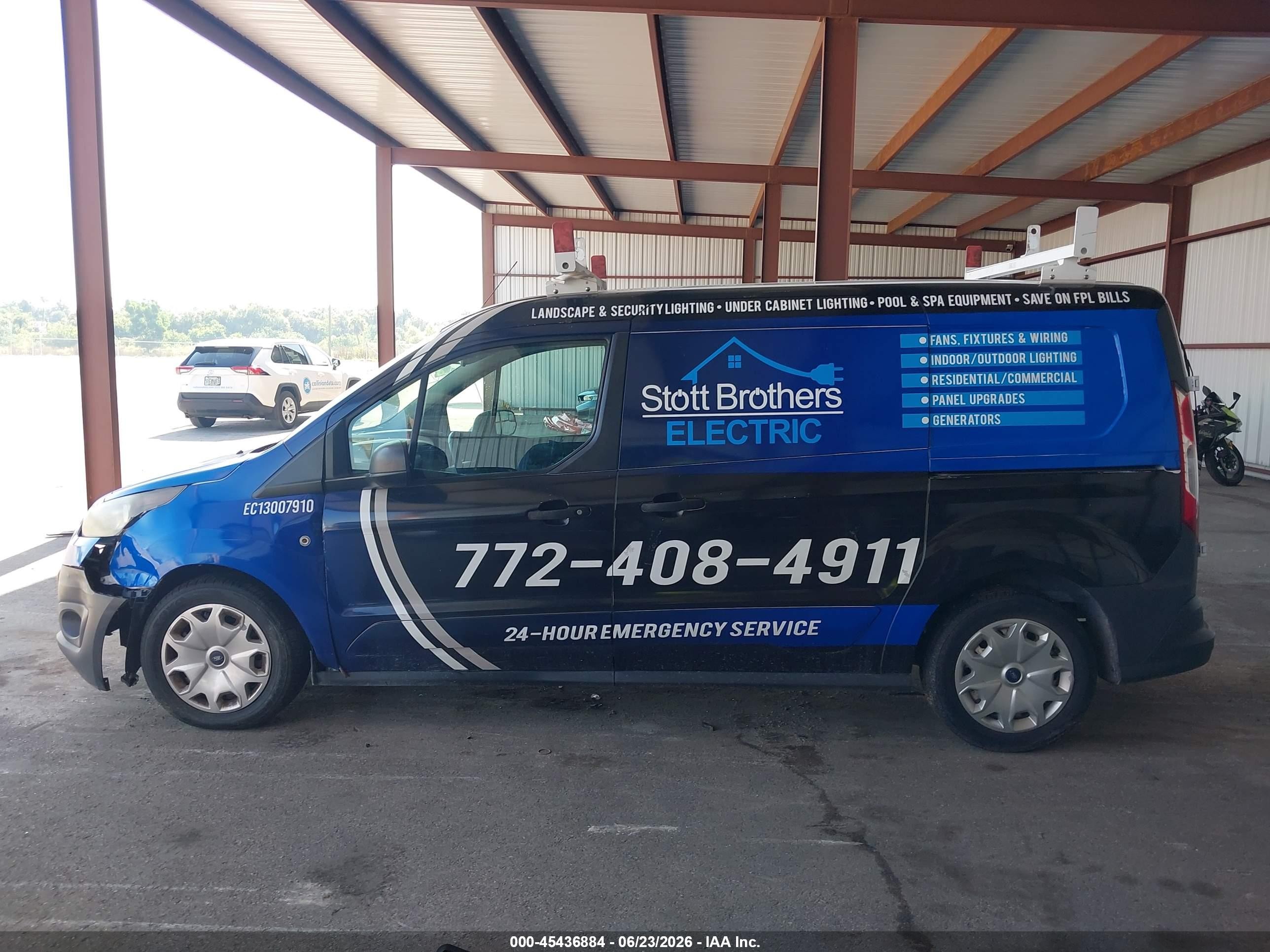 2015 Ford Transit Connect Xl White vin: NM0LS7E72F1219502