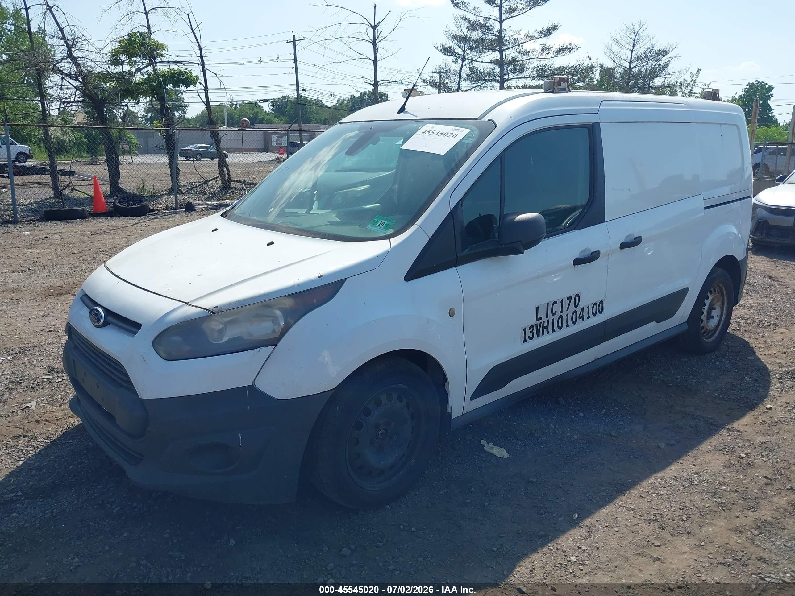 2014 Ford Transit Connect Xl Белый vin: NM0LS7E73E1133629