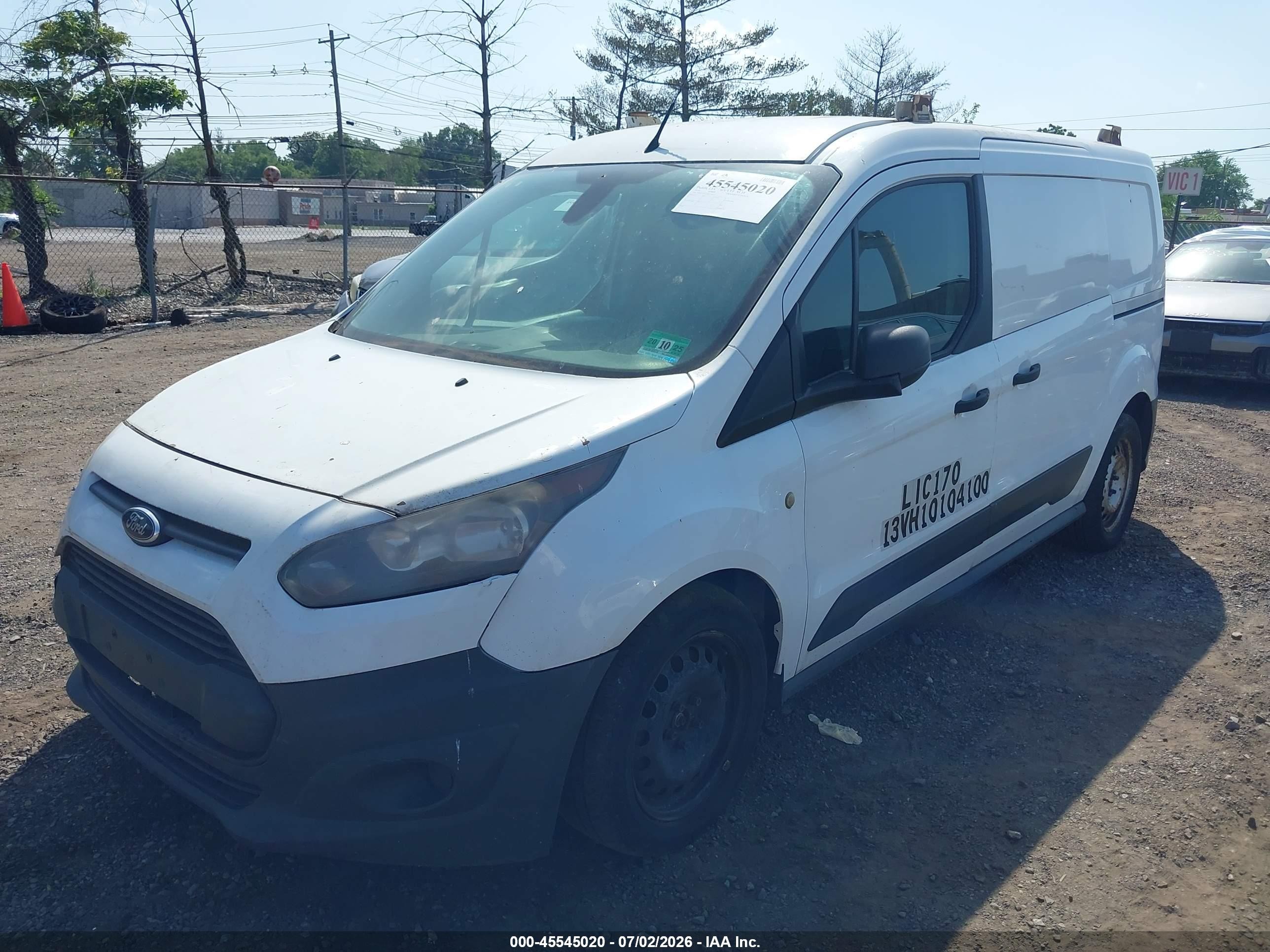 2014 Ford Transit Connect Xl Белый vin: NM0LS7E73E1133629