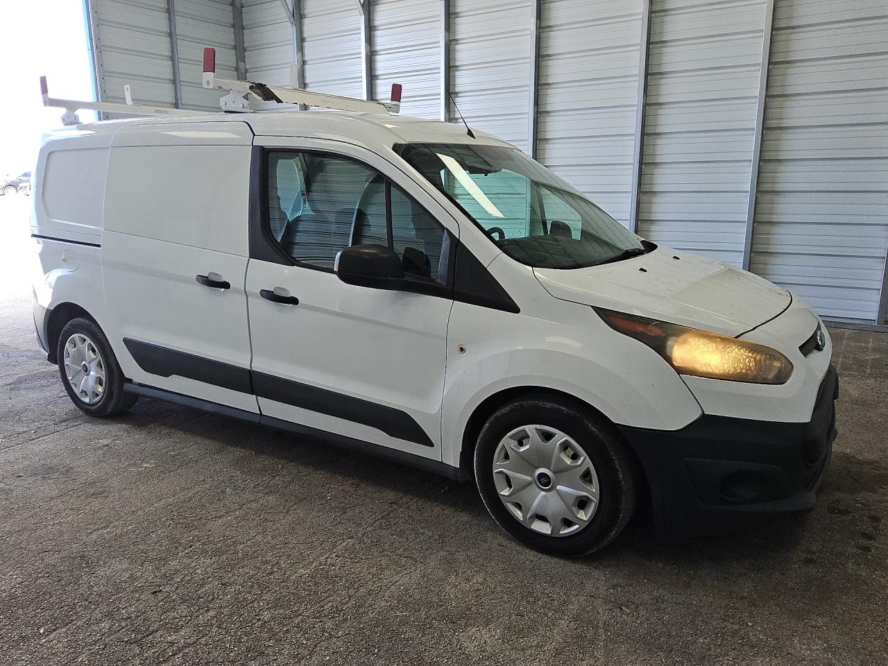 2014 Ford Transit Connect Xl White vin: NM0LS7E73E1135686 Damage: Right Front Fender, Dent(S) W/No Paint Dmg, < 1/8 Inch