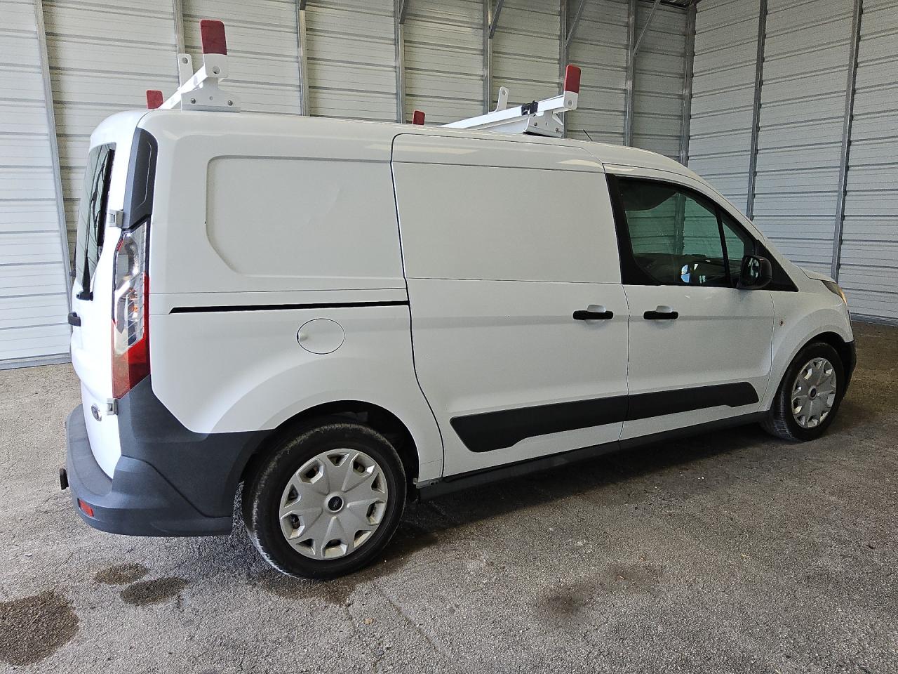 2014 Ford Transit Connect Xl White vin: NM0LS7E73E1135686 Damage: Right Qtr Panel, Heavy Scratch, 1/2 To 1 Inch