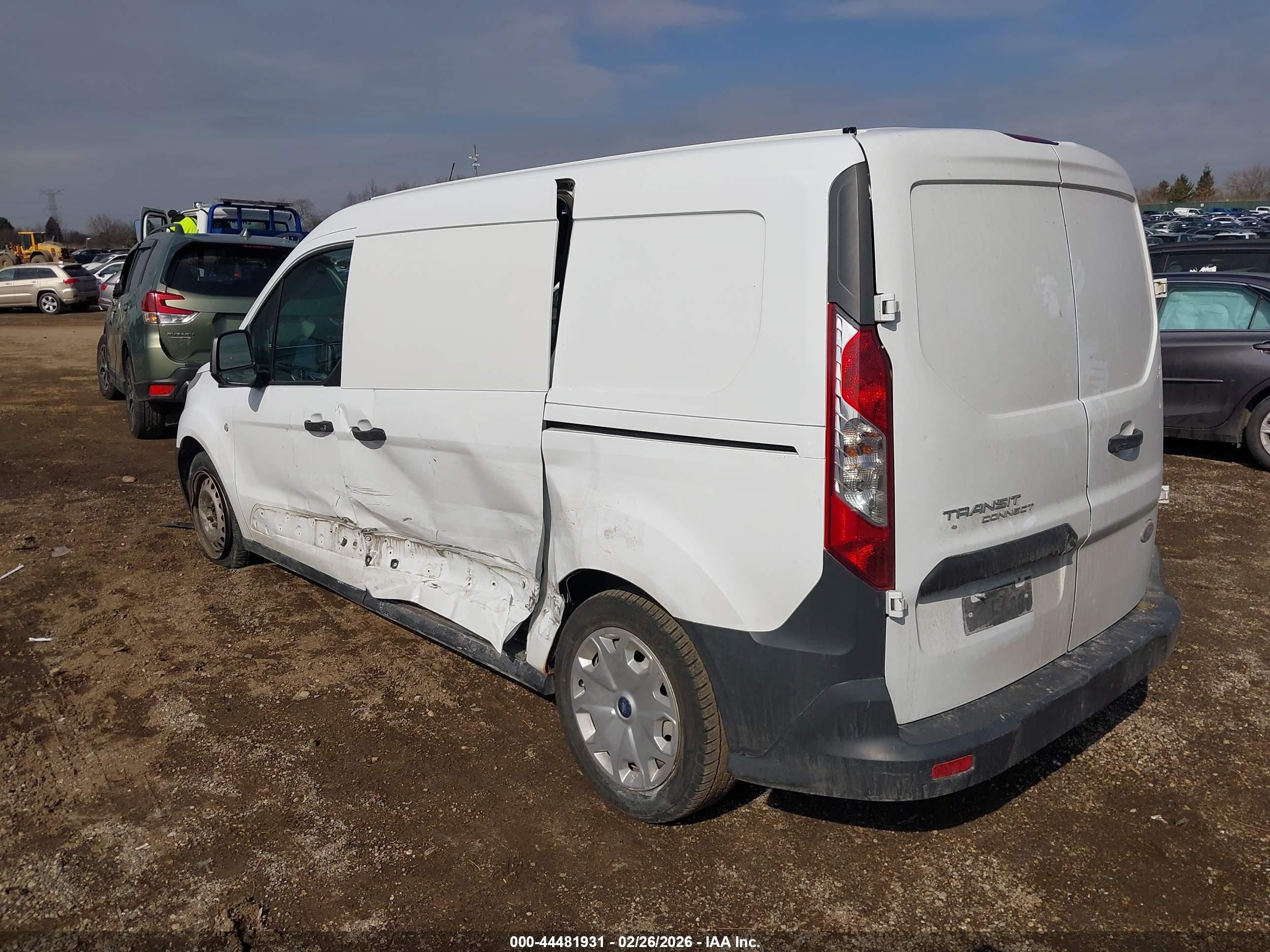 2014 Ford Transit Connect Xl Белый vin: NM0LS7E73E1172012