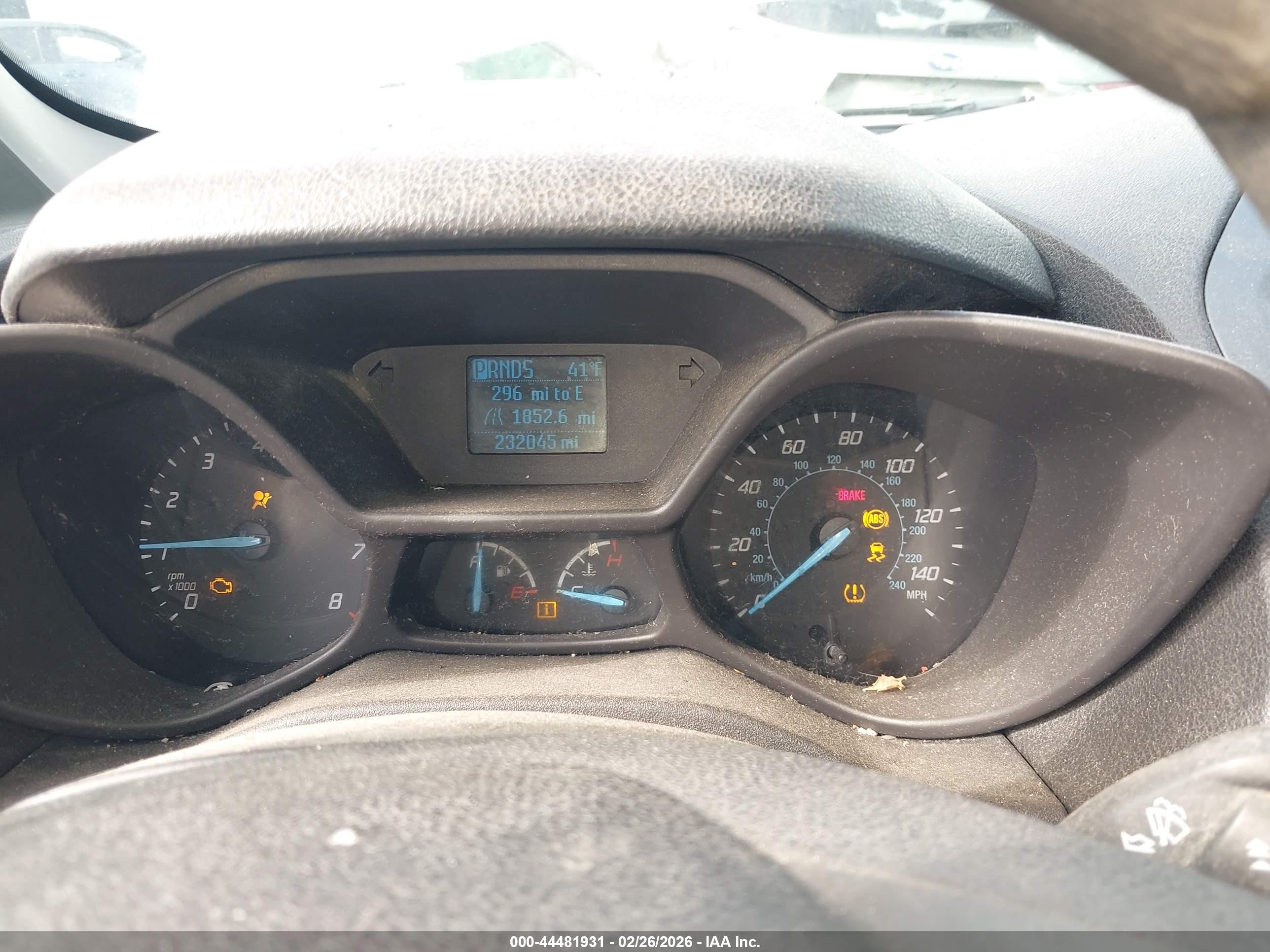 2014 Ford Transit Connect Xl Белый vin: NM0LS7E73E1172012