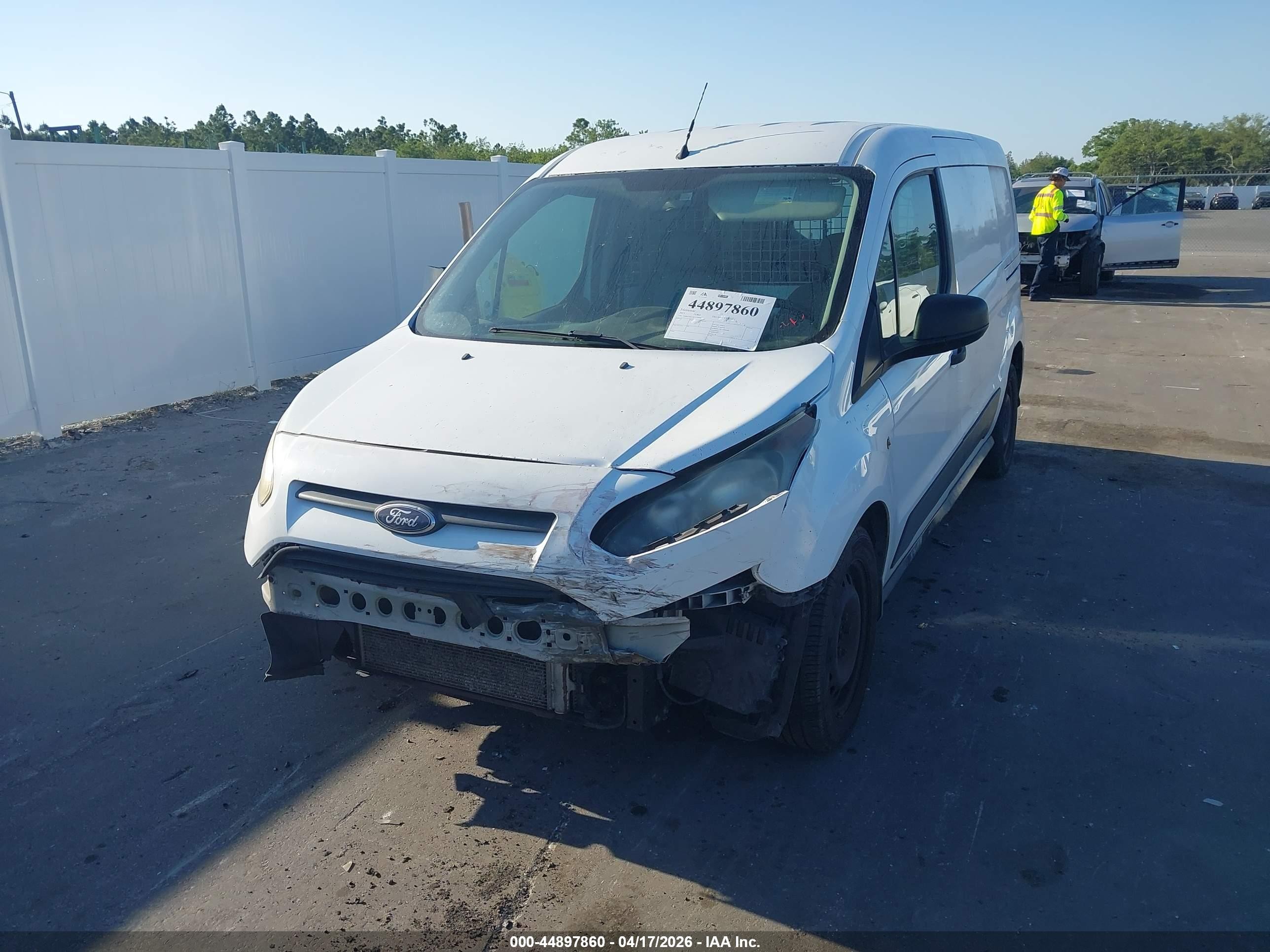 2015 Ford Transit Connect Xl White vin: NM0LS7E73F1175946