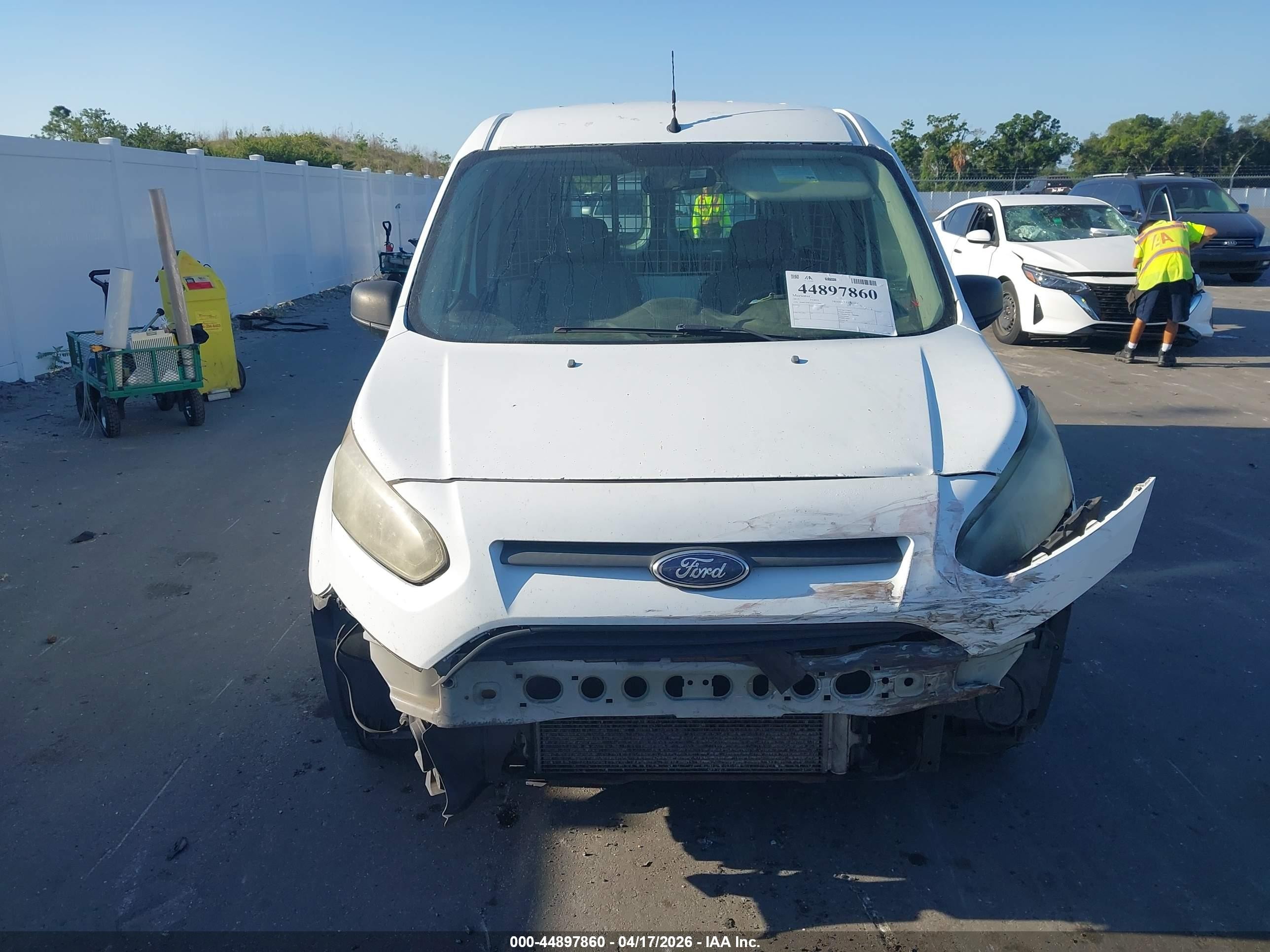 2015 Ford Transit Connect Xl White vin: NM0LS7E73F1175946