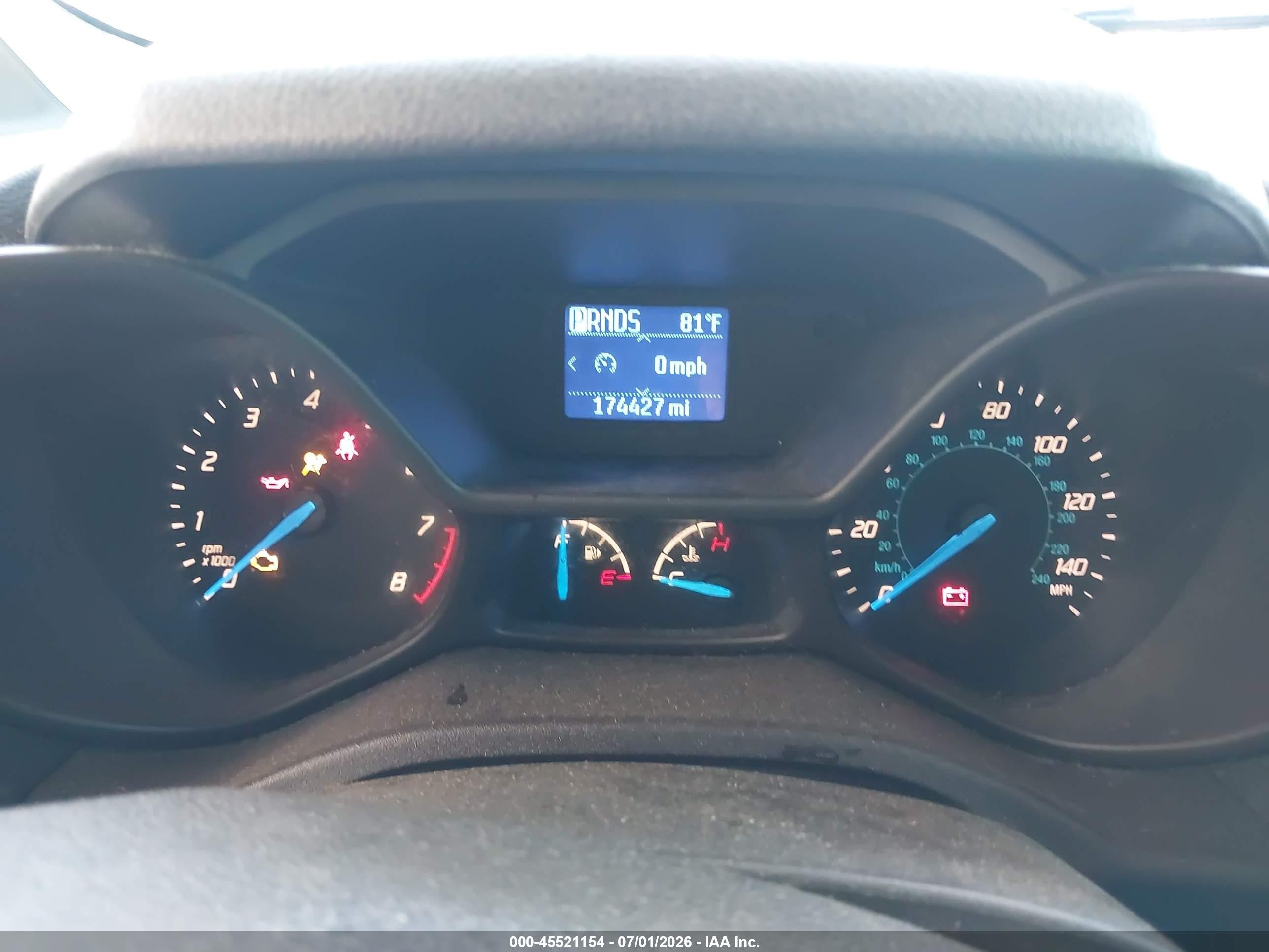 2015 Ford Transit Connect Xl Белый vin: NM0LS7E73F1178944
