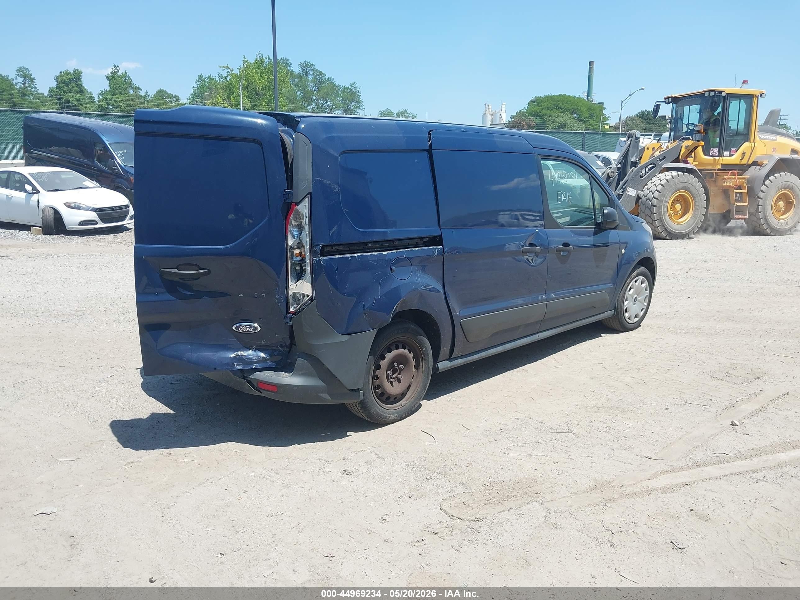 2015 Ford Transit Connect Xl Dark Blue vin: NM0LS7E73F1185196