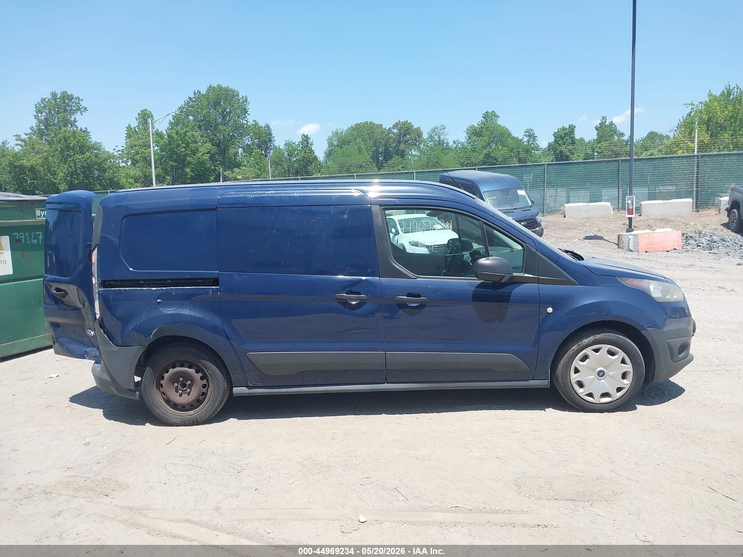 2015 Ford Transit Connect Xl Dark Blue vin: NM0LS7E73F1185196