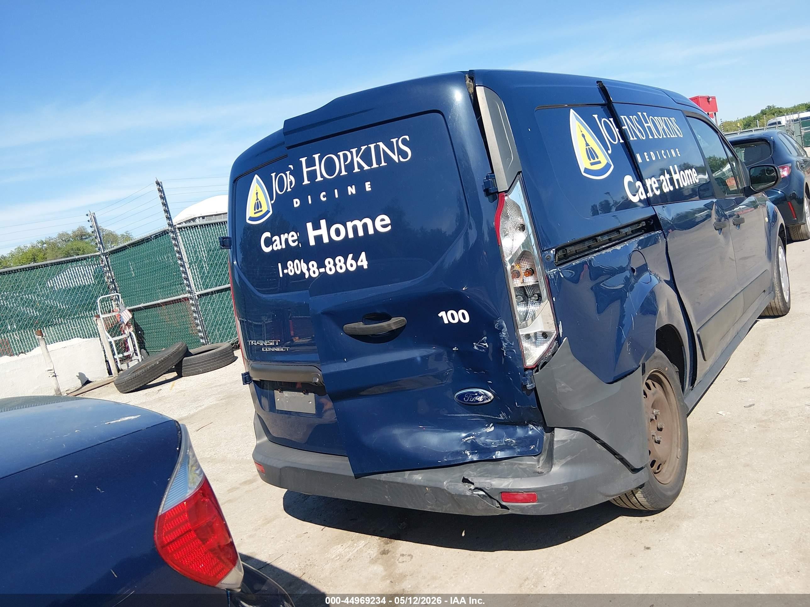 2015 Ford Transit Connect Xl Dark Blue vin: NM0LS7E73F1185196