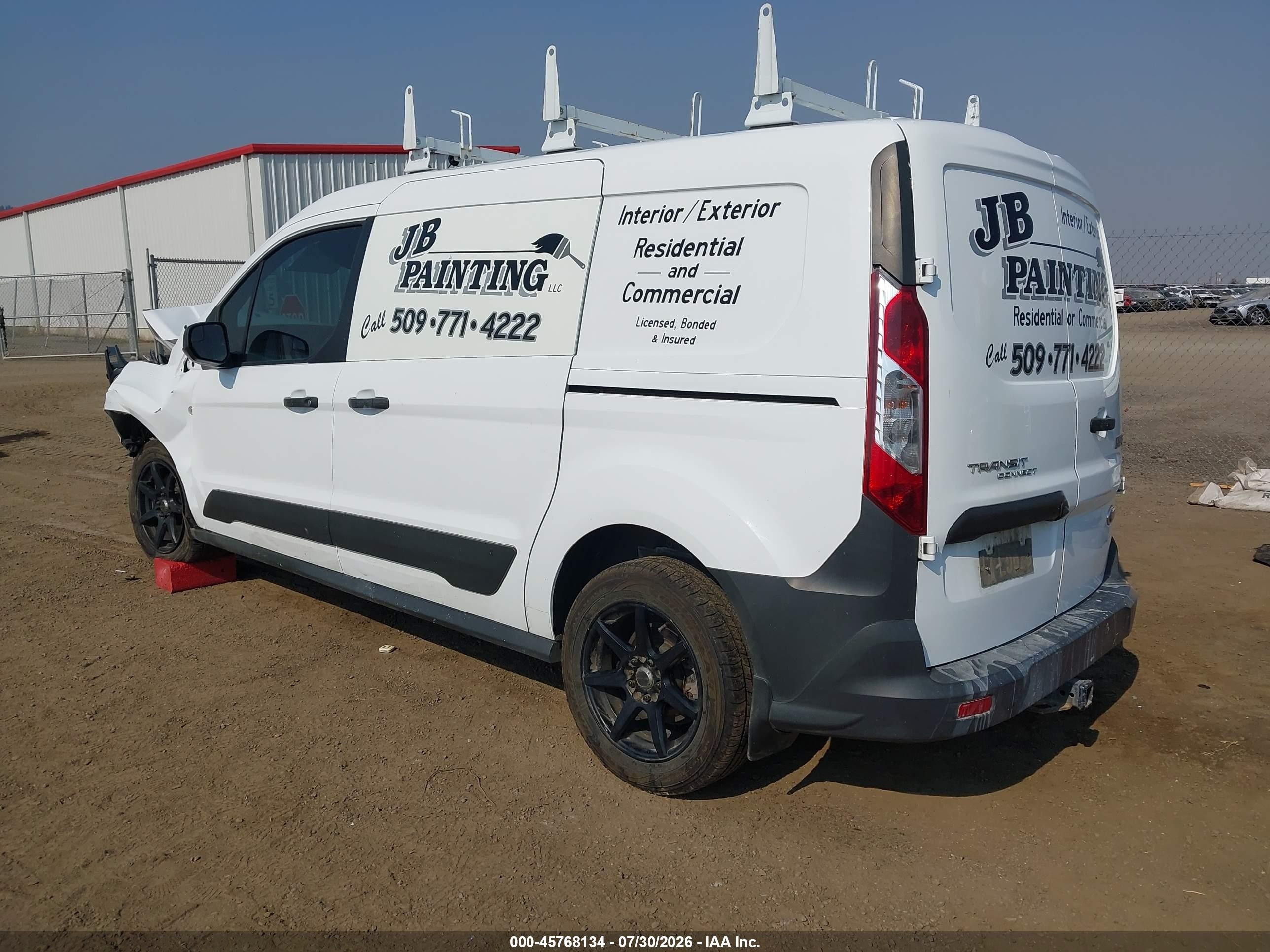 2015 Ford Transit Connect Xl White vin: NM0LS7E73F1206824