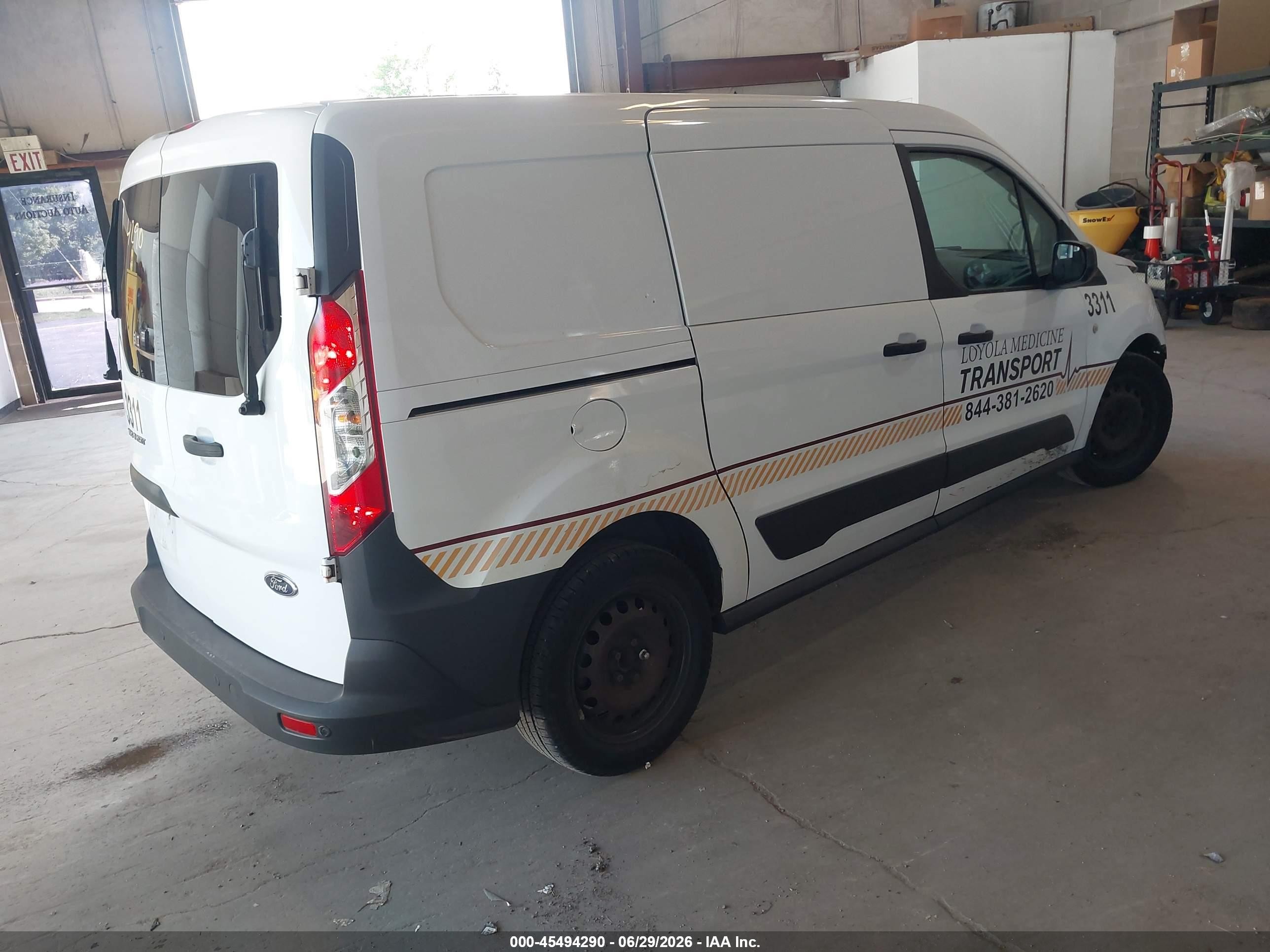 2015 Ford Transit Connect Xl White vin: NM0LS7E73F1224384