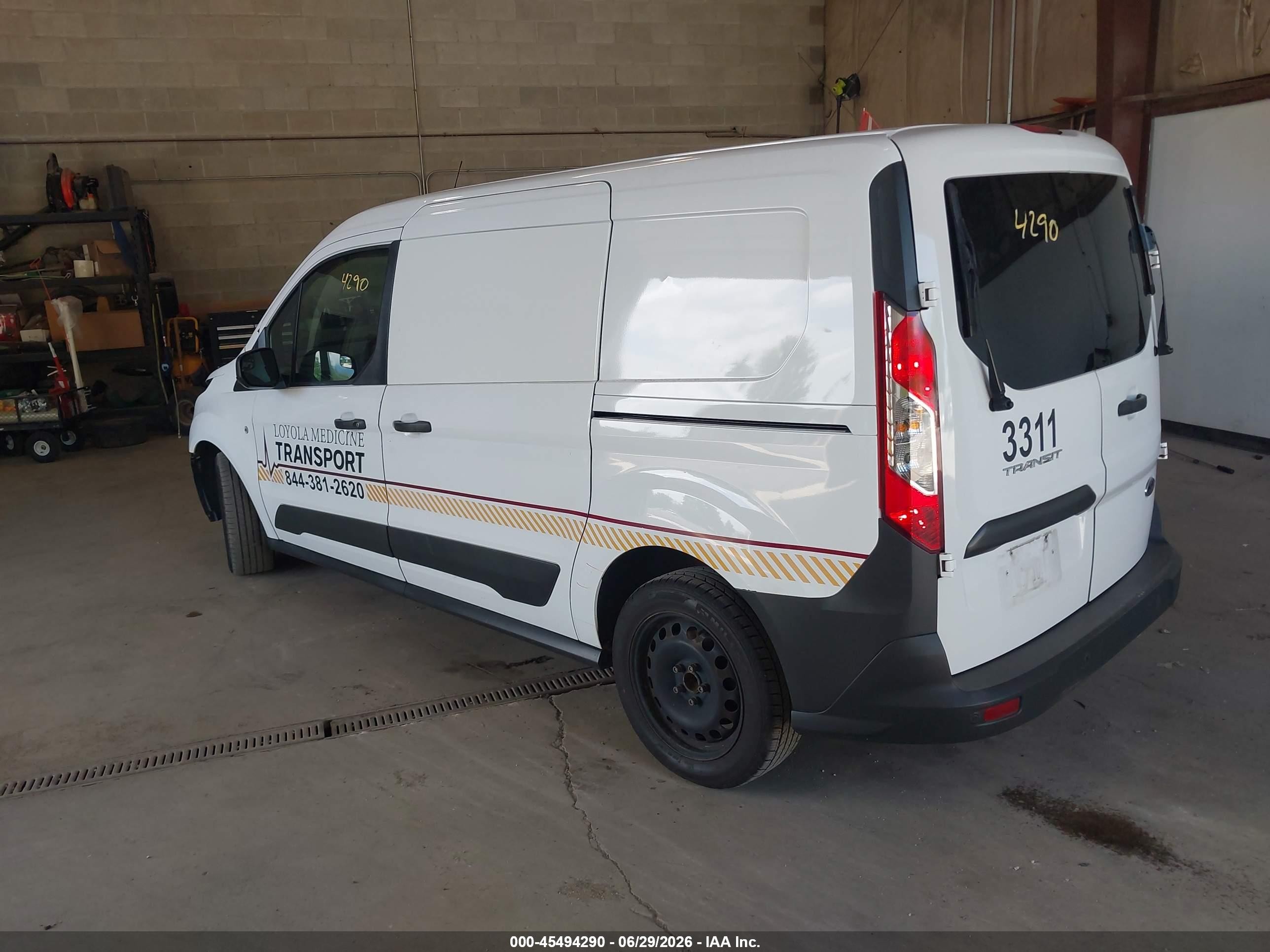 2015 Ford Transit Connect Xl White vin: NM0LS7E73F1224384