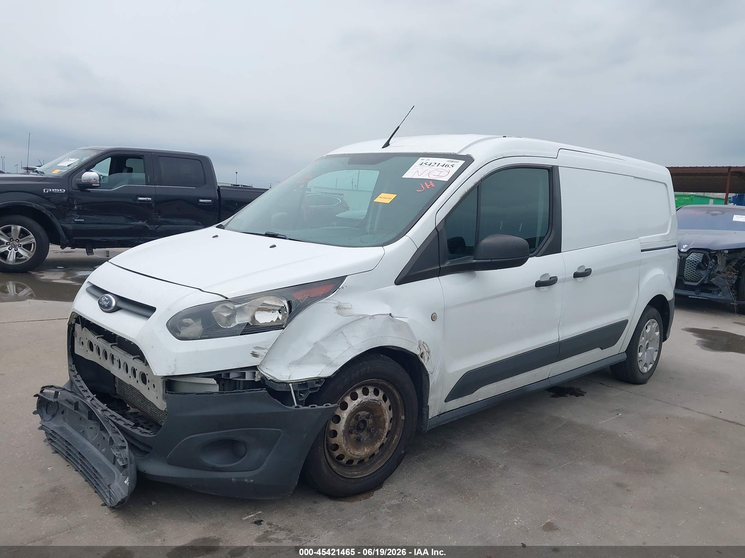 2014 Ford Transit Connect Xl White vin: NM0LS7E74E1133588