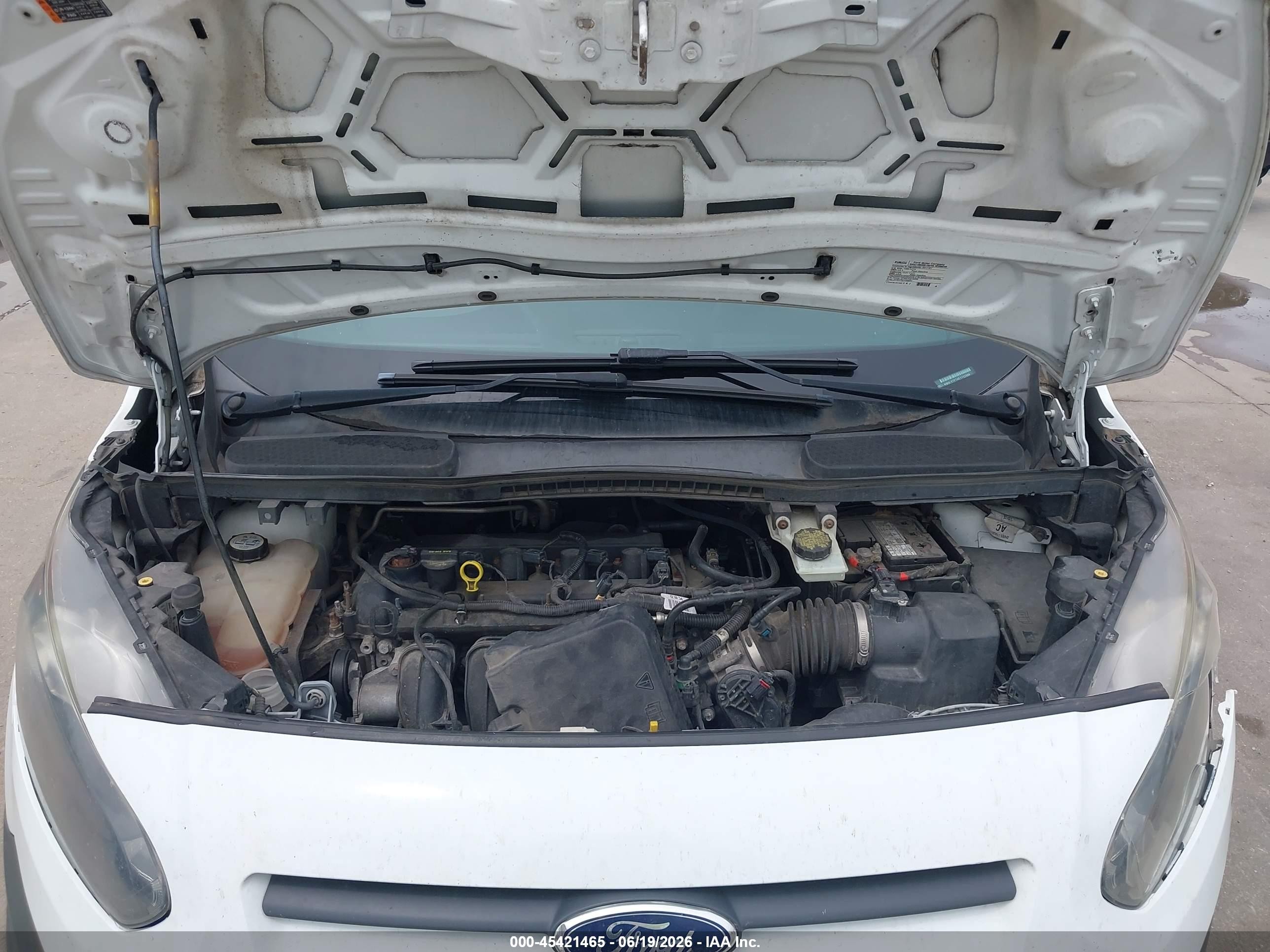 2014 Ford Transit Connect Xl White vin: NM0LS7E74E1133588