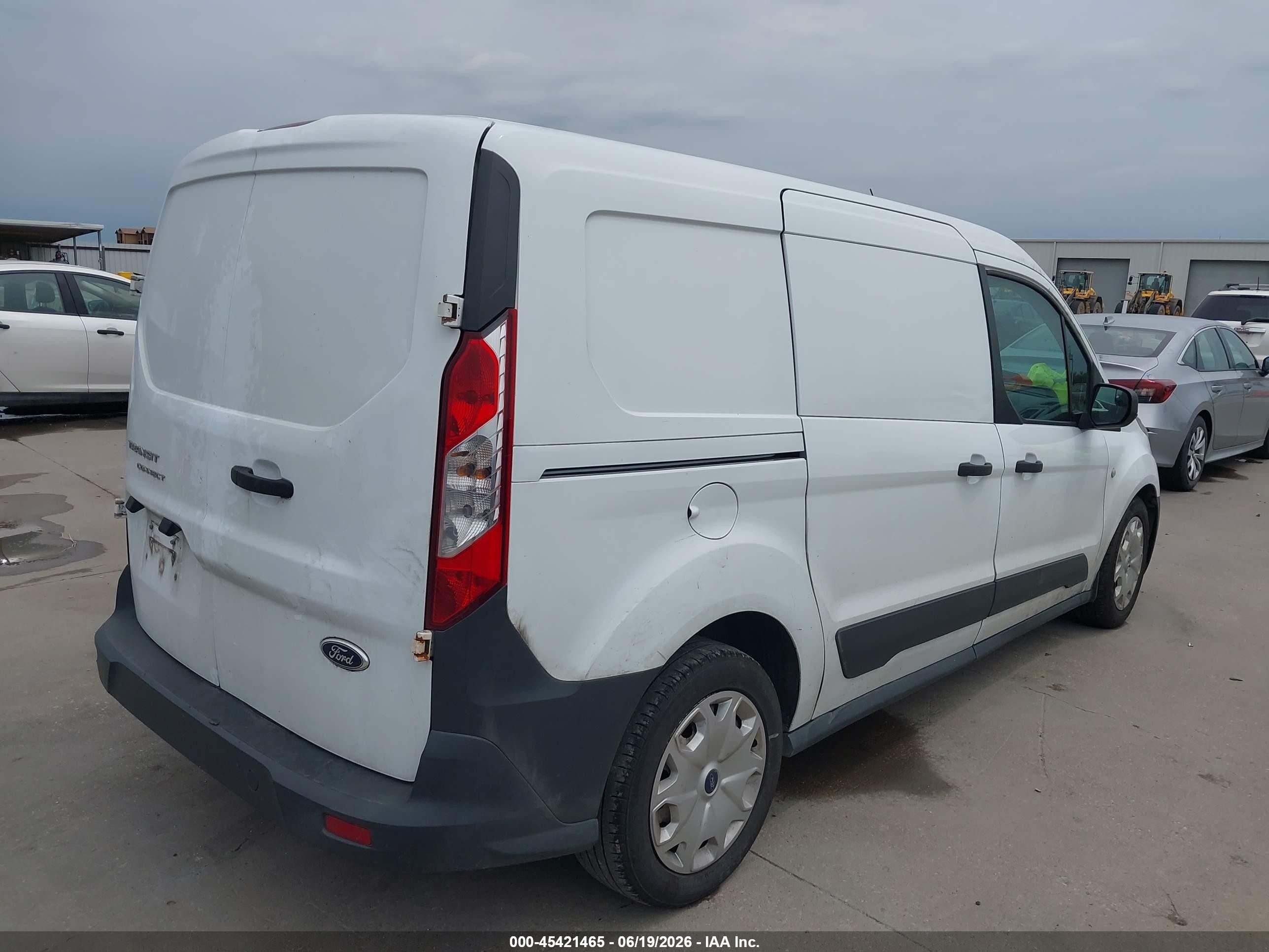 2014 Ford Transit Connect Xl White vin: NM0LS7E74E1133588