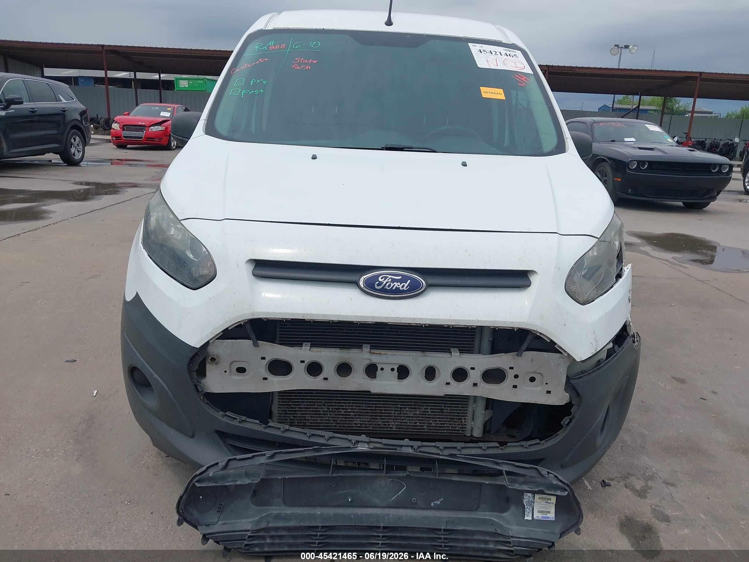 2014 Ford Transit Connect Xl White vin: NM0LS7E74E1133588