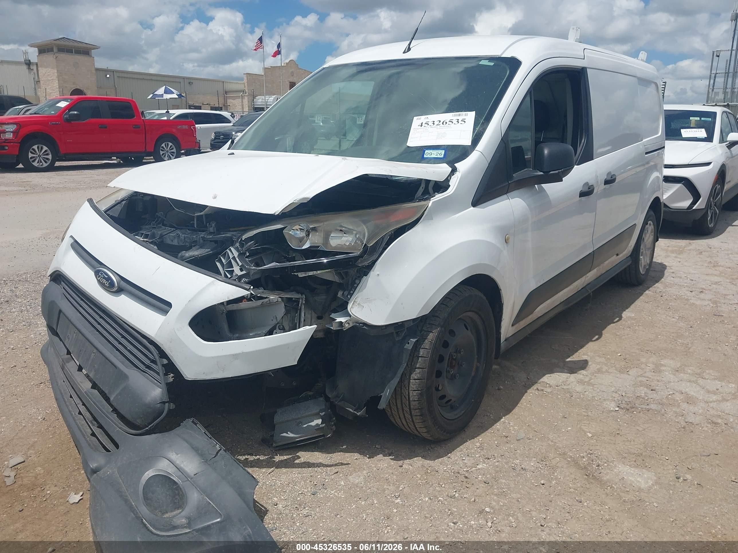 2014 Ford Transit Connect Xl White vin: NM0LS7E74E1167904