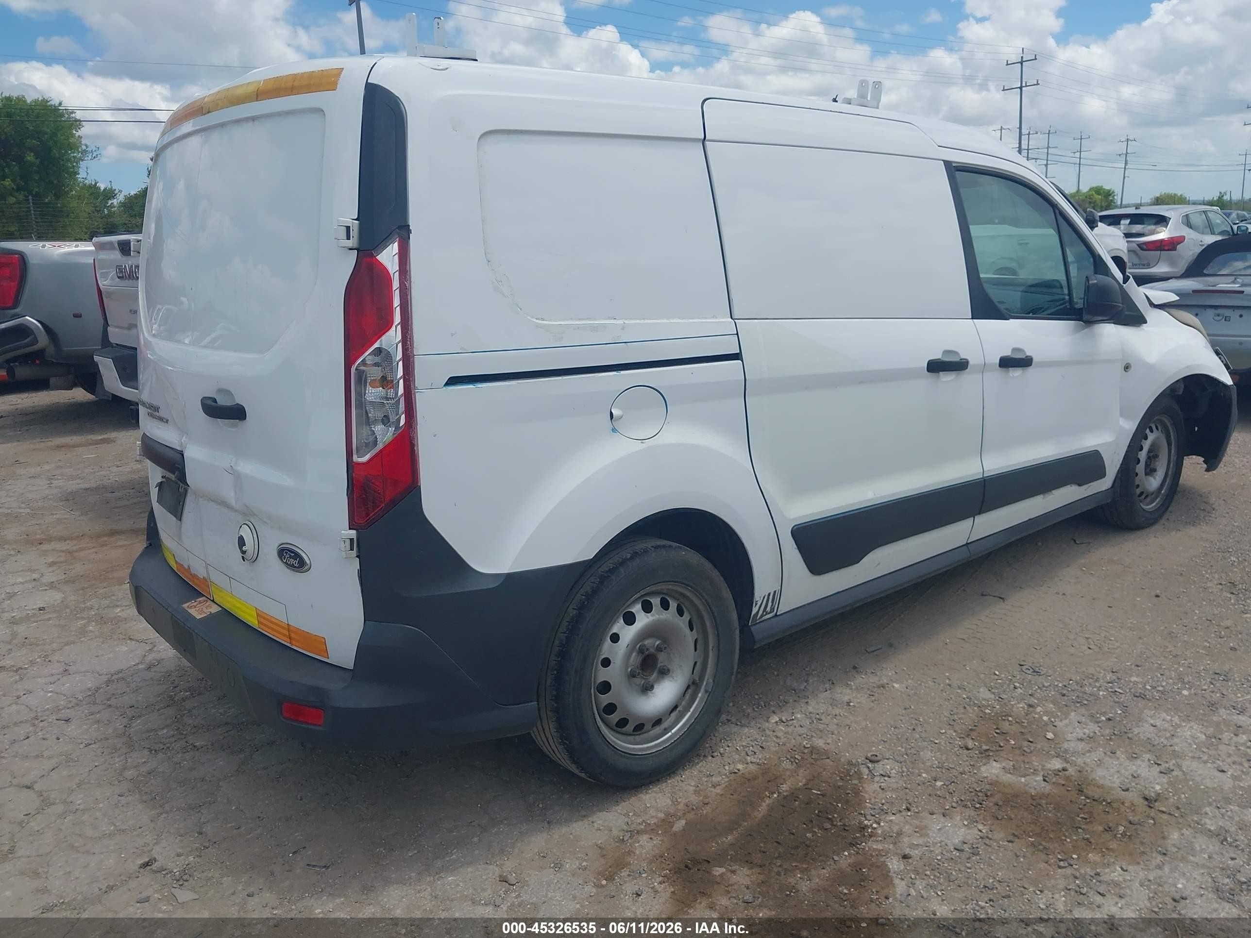 2014 Ford Transit Connect Xl White vin: NM0LS7E74E1167904