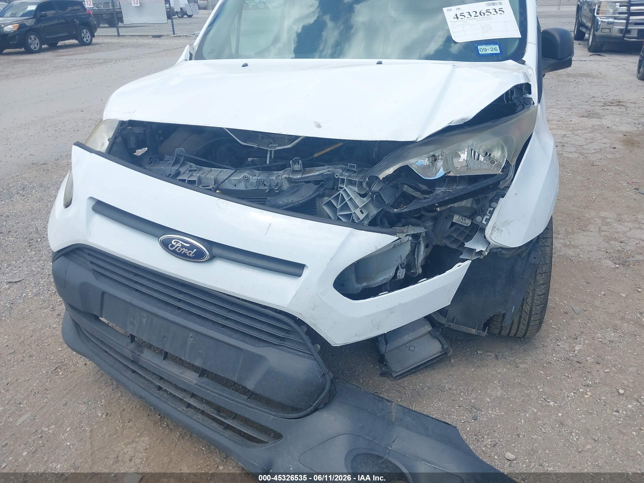 2014 Ford Transit Connect Xl White vin: NM0LS7E74E1167904