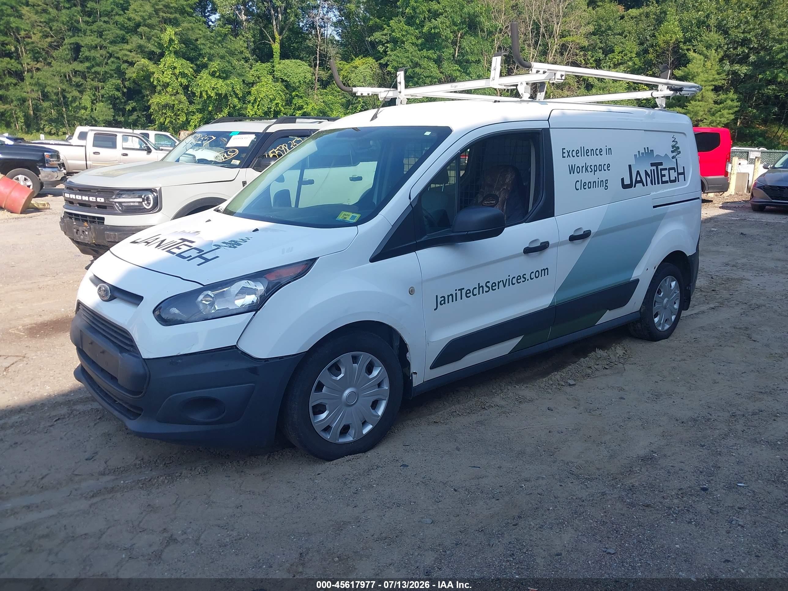 2015 Ford Transit Connect Xl White vin: NM0LS7E74F1218898