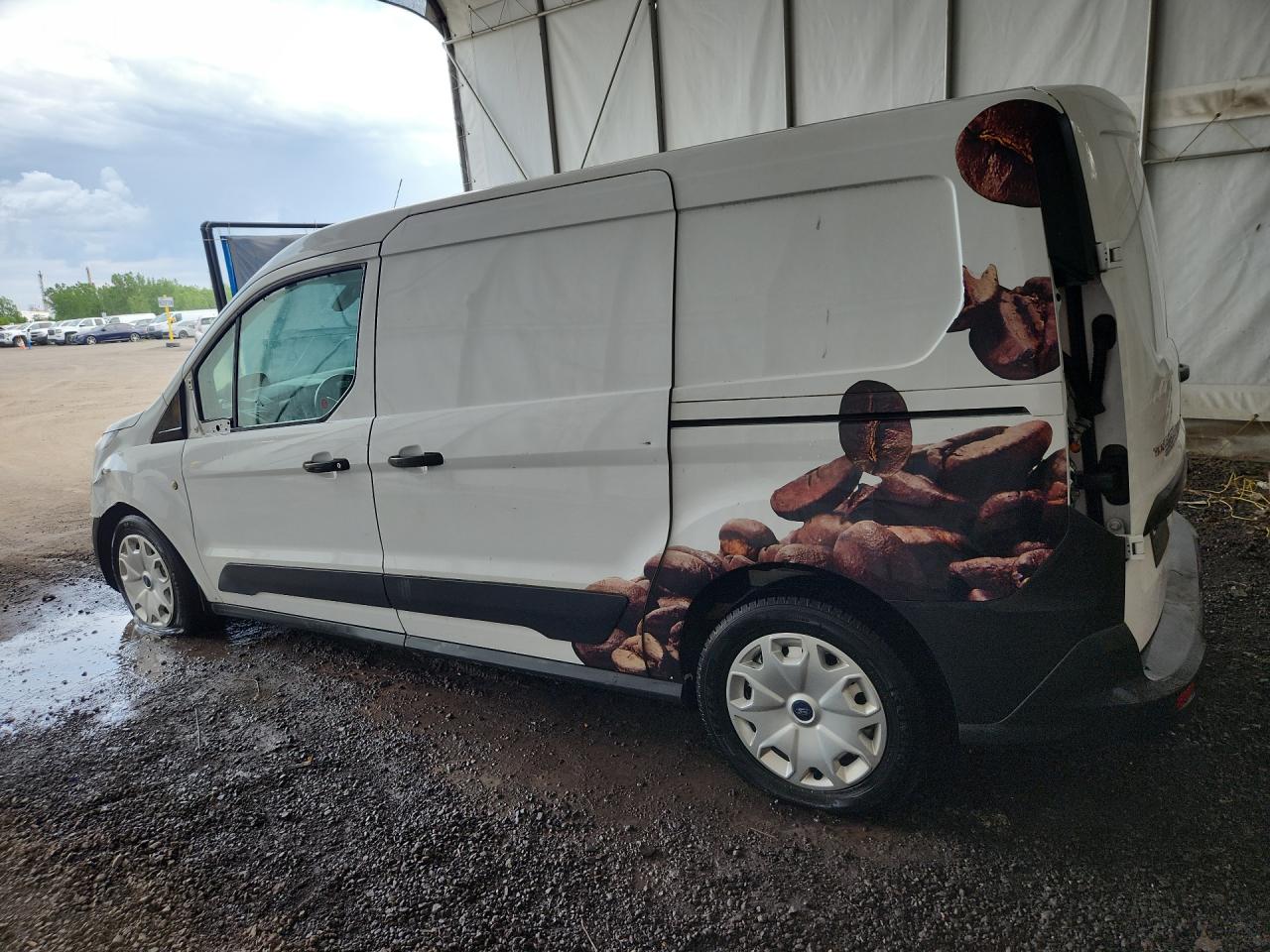 2014 Ford Transit Connect Xl White vin: NM0LS7E75E1143739 Damage: Left Tail Light, Missing, Replacement Required
