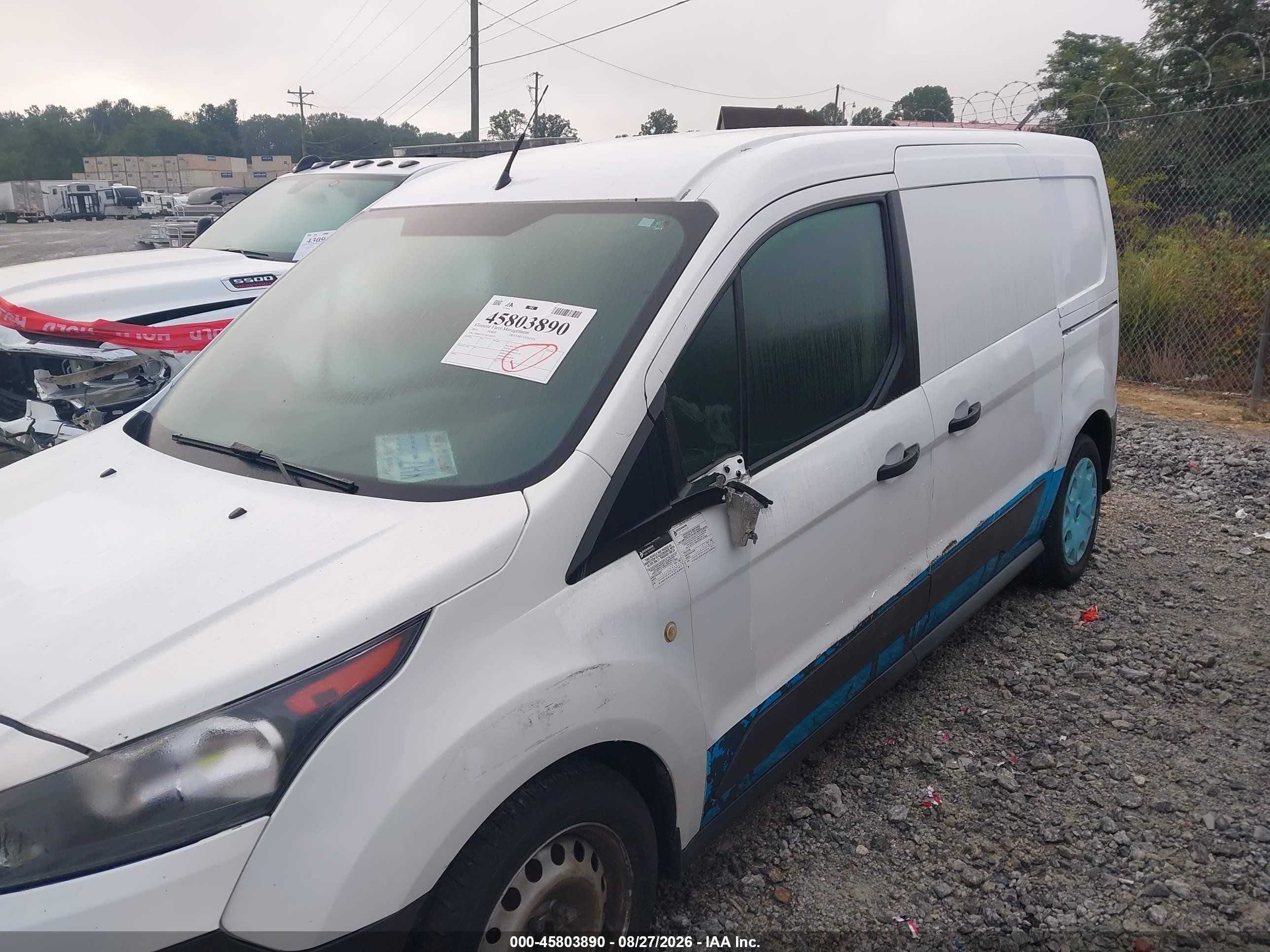 2014 Ford Transit Connect Xl White vin: NM0LS7E75E1166325