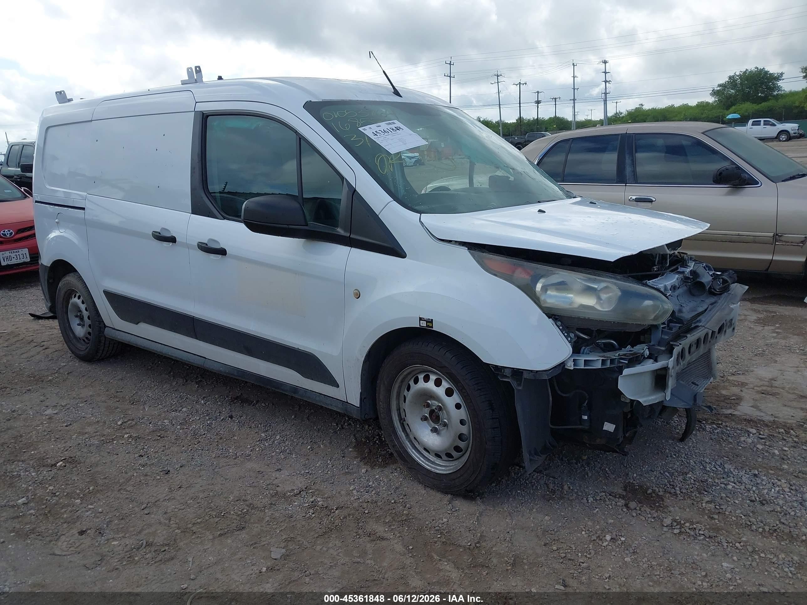 2014 Ford Transit Connect Xl White vin: NM0LS7E75E1168530