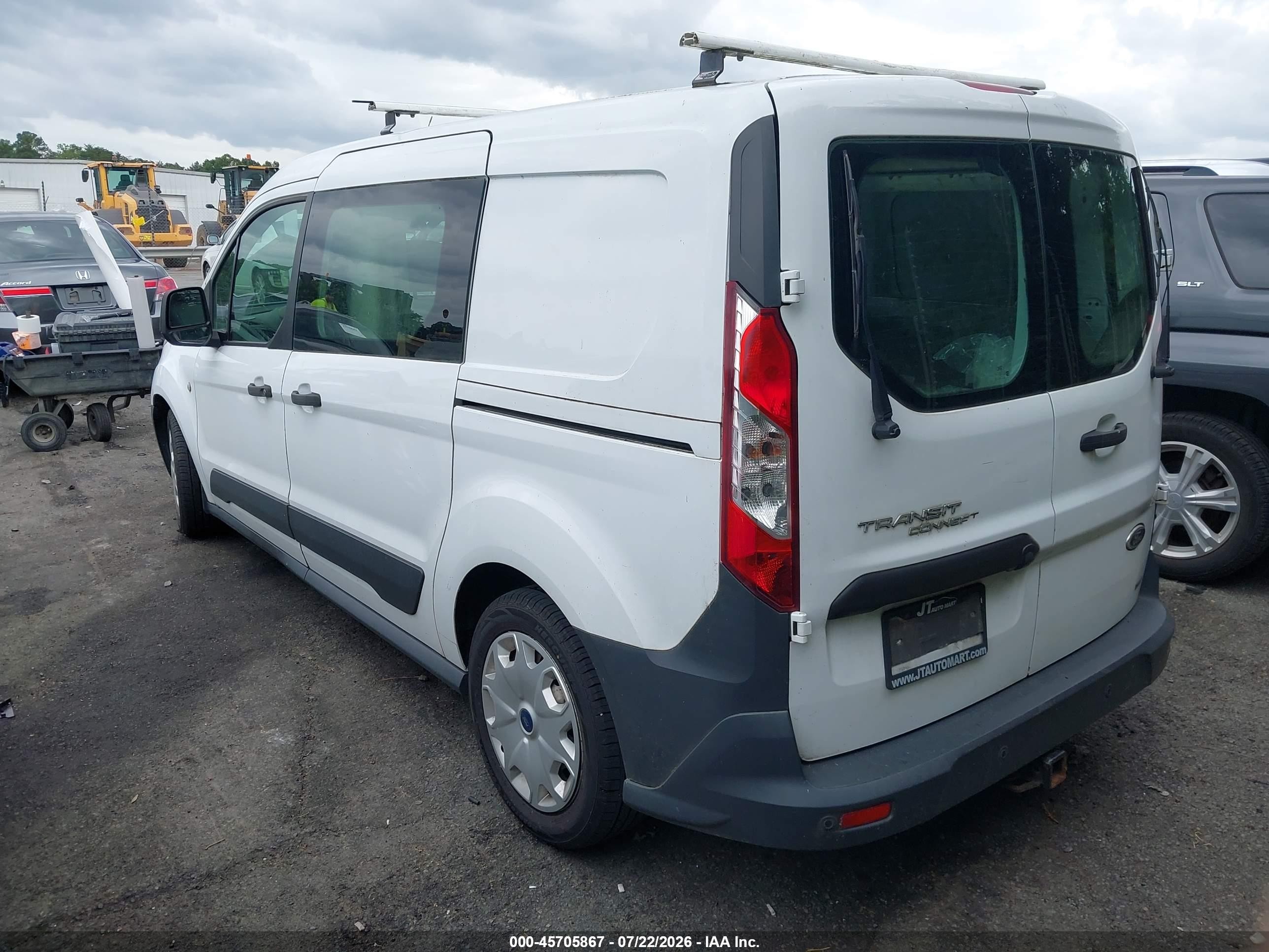 2014 Ford Transit Connect Xl White vin: NM0LS7E76E1148836