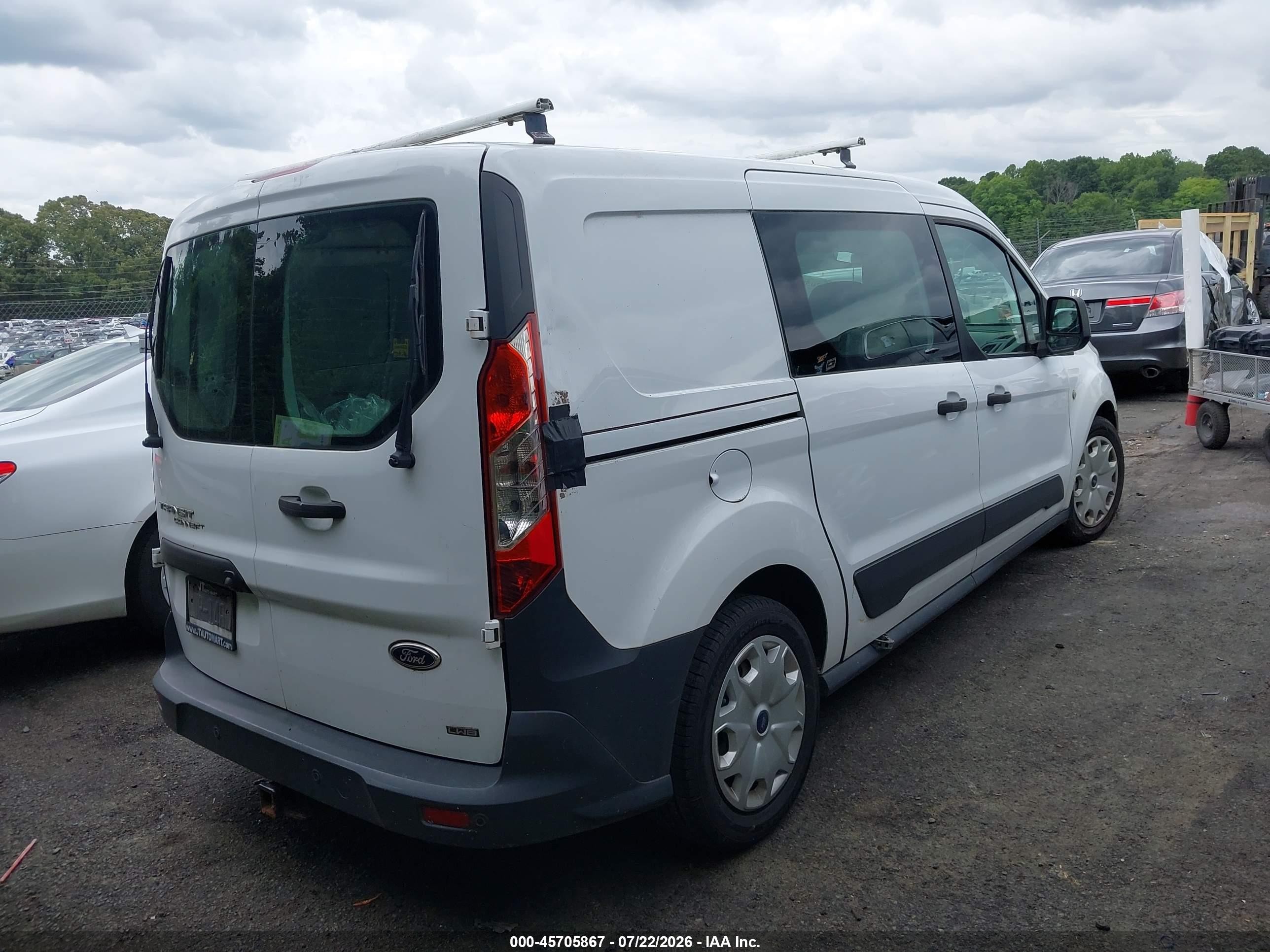 2014 Ford Transit Connect Xl White vin: NM0LS7E76E1148836