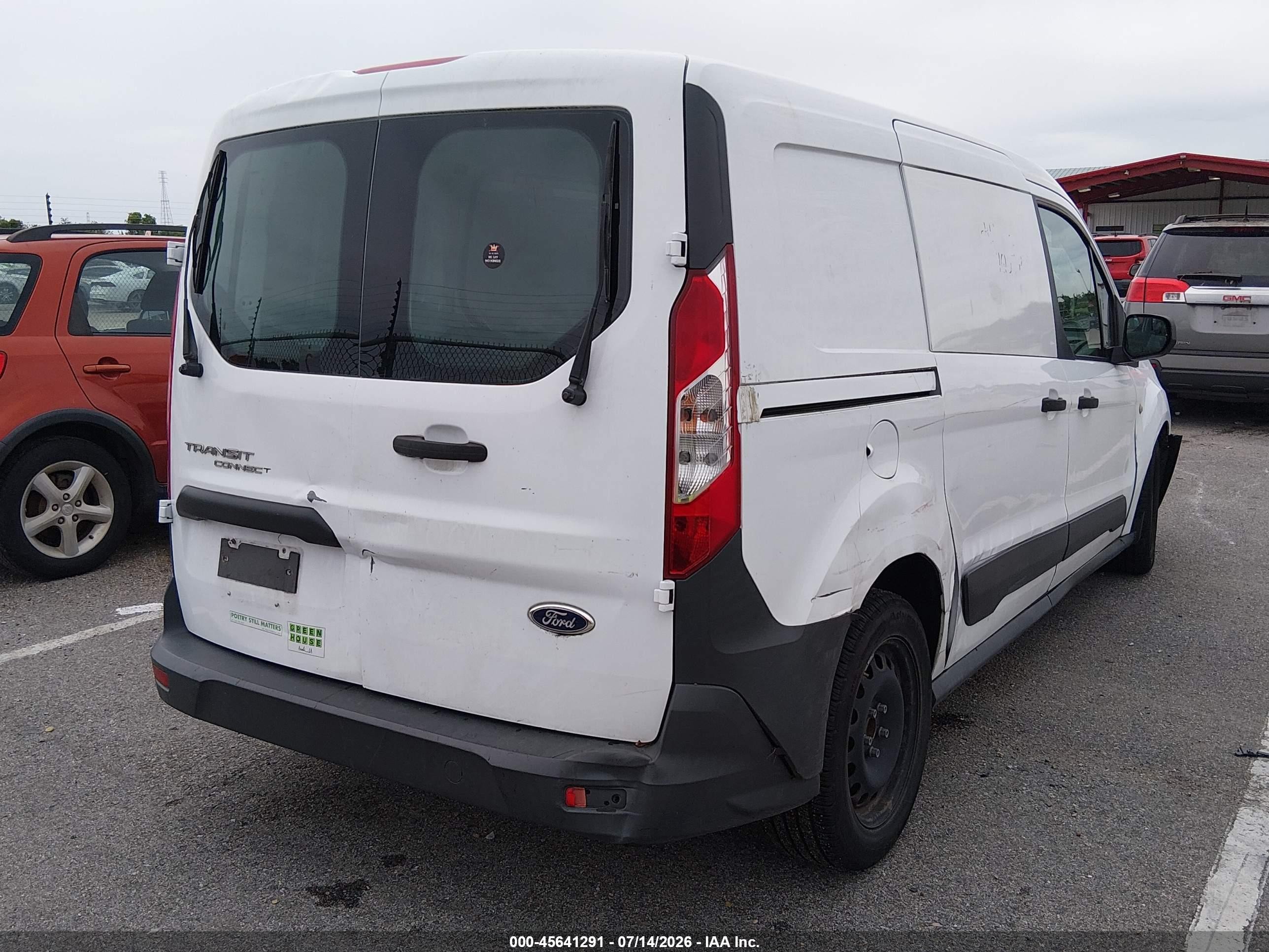 2015 Ford Transit Connect Xl Белый vin: NM0LS7E76F1177979