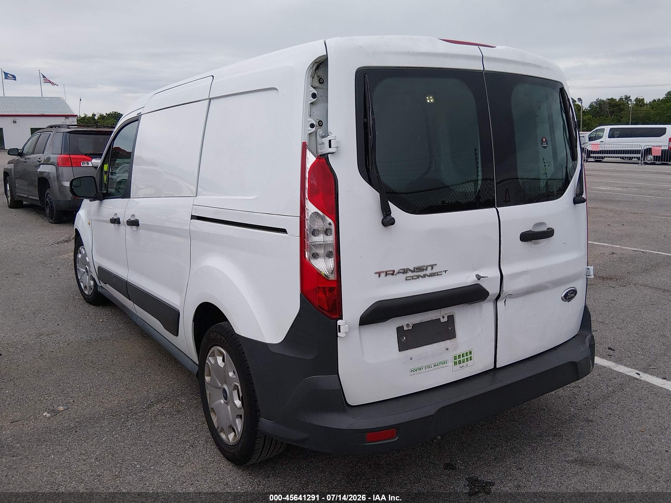 2015 Ford Transit Connect Xl Белый vin: NM0LS7E76F1177979