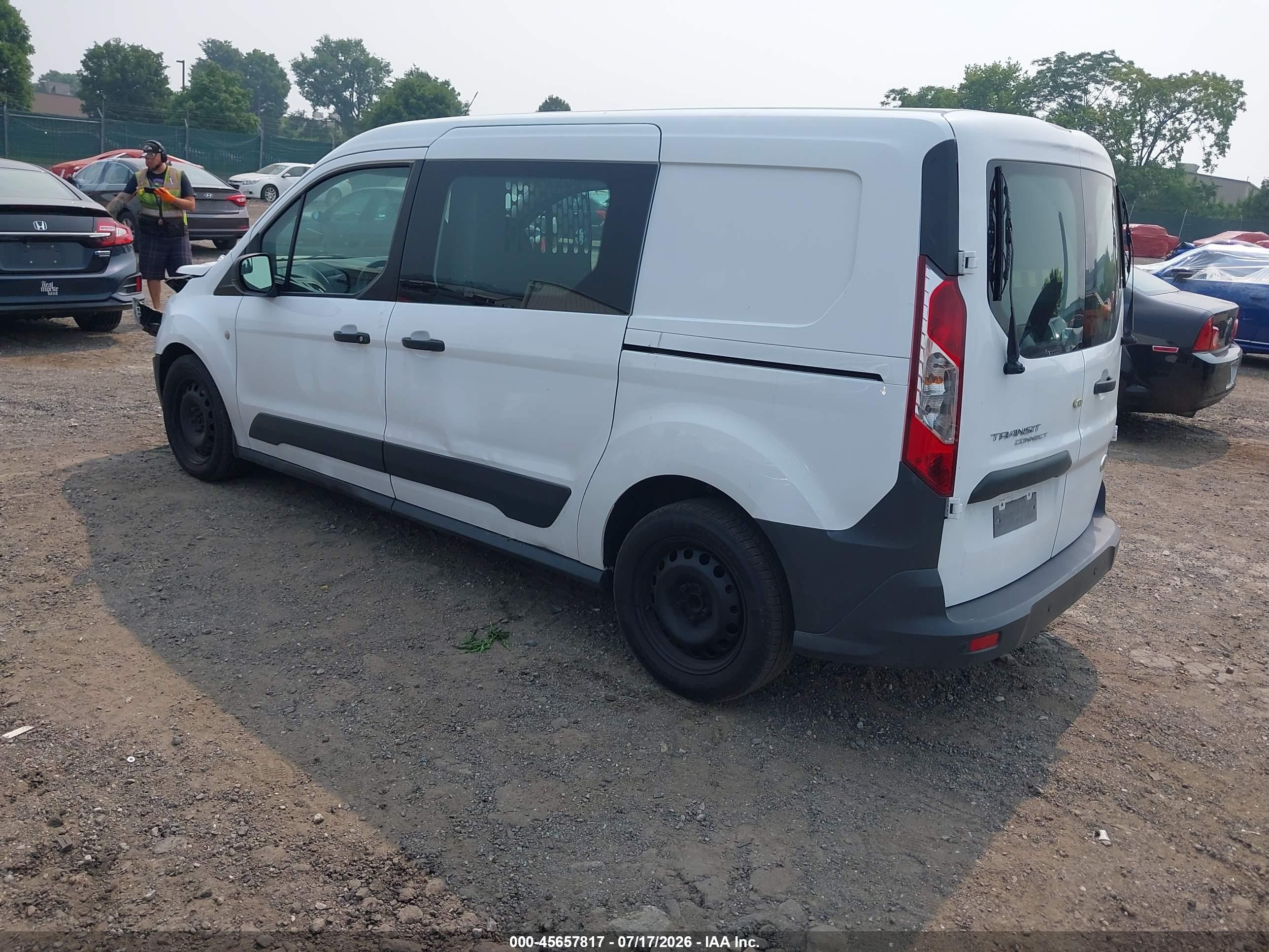 2015 Ford Transit Connect Xl Белый vin: NM0LS7E76F1226985